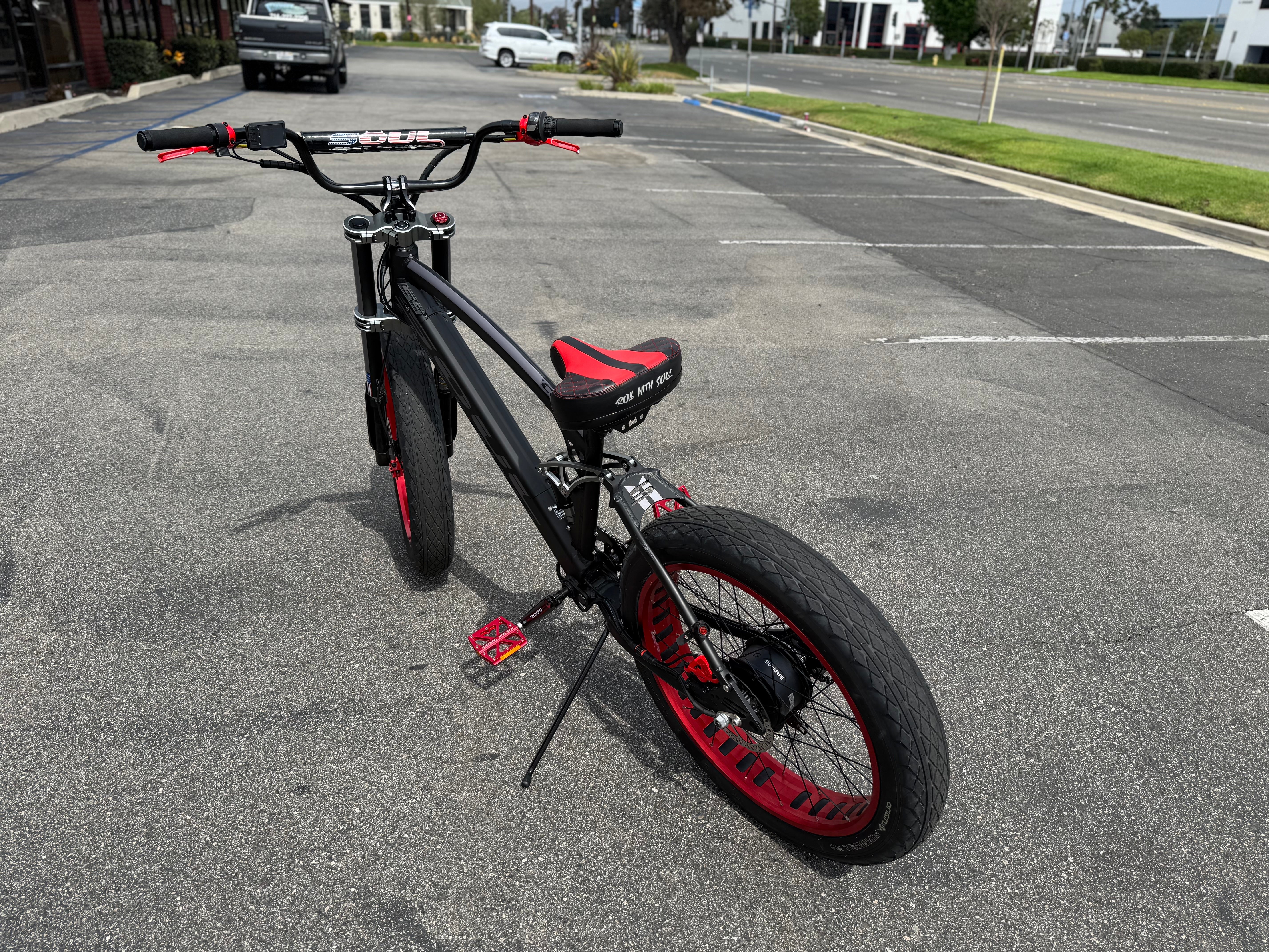 Soul Fast E-Bikes Cuda Pro Full Suspension 52V 1500 Electric Bike 2025- upgraded