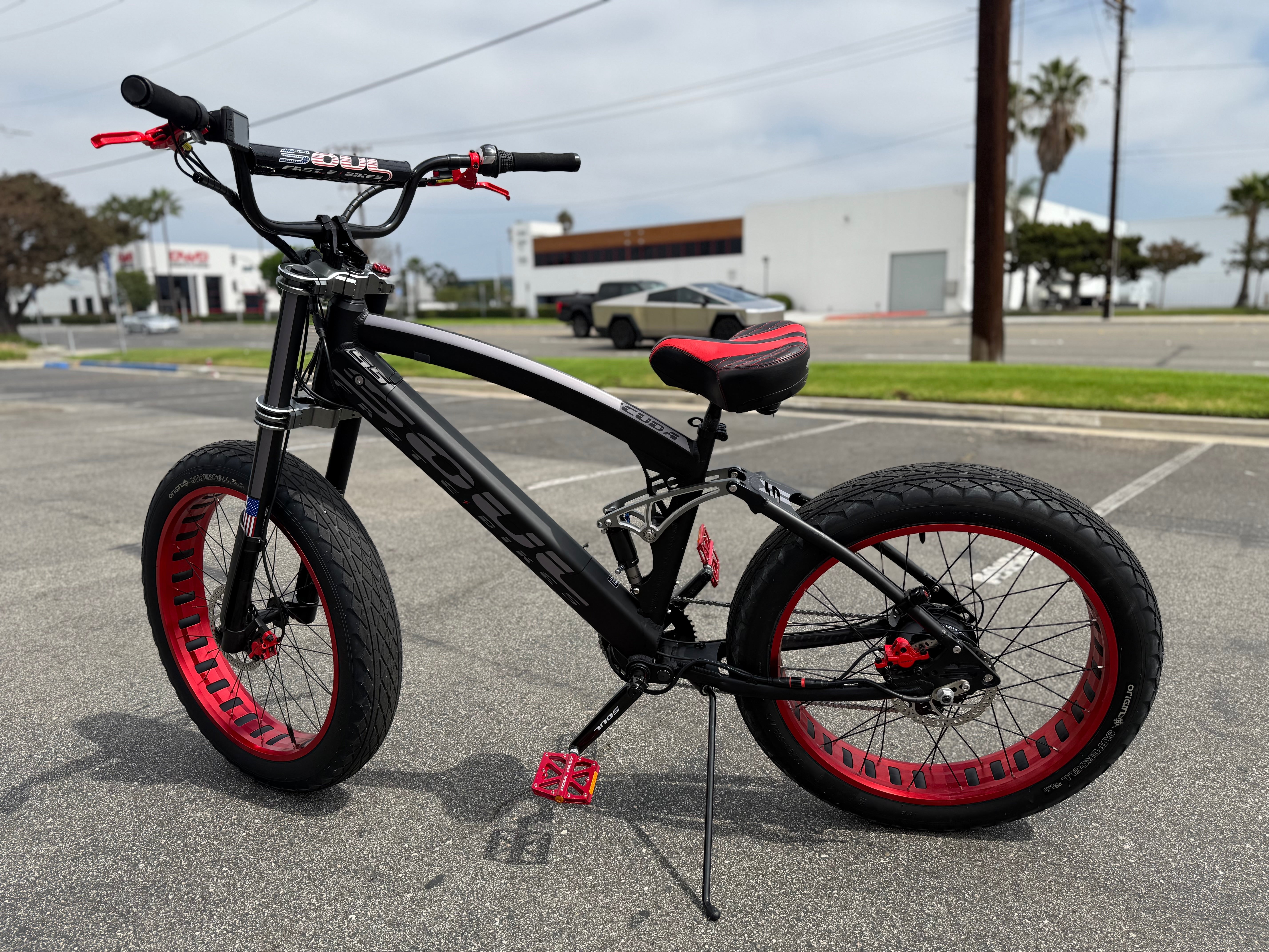 Soul Fast E-Bikes Cuda Pro Full Suspension 52V 1500 Electric Bike 2025- upgraded