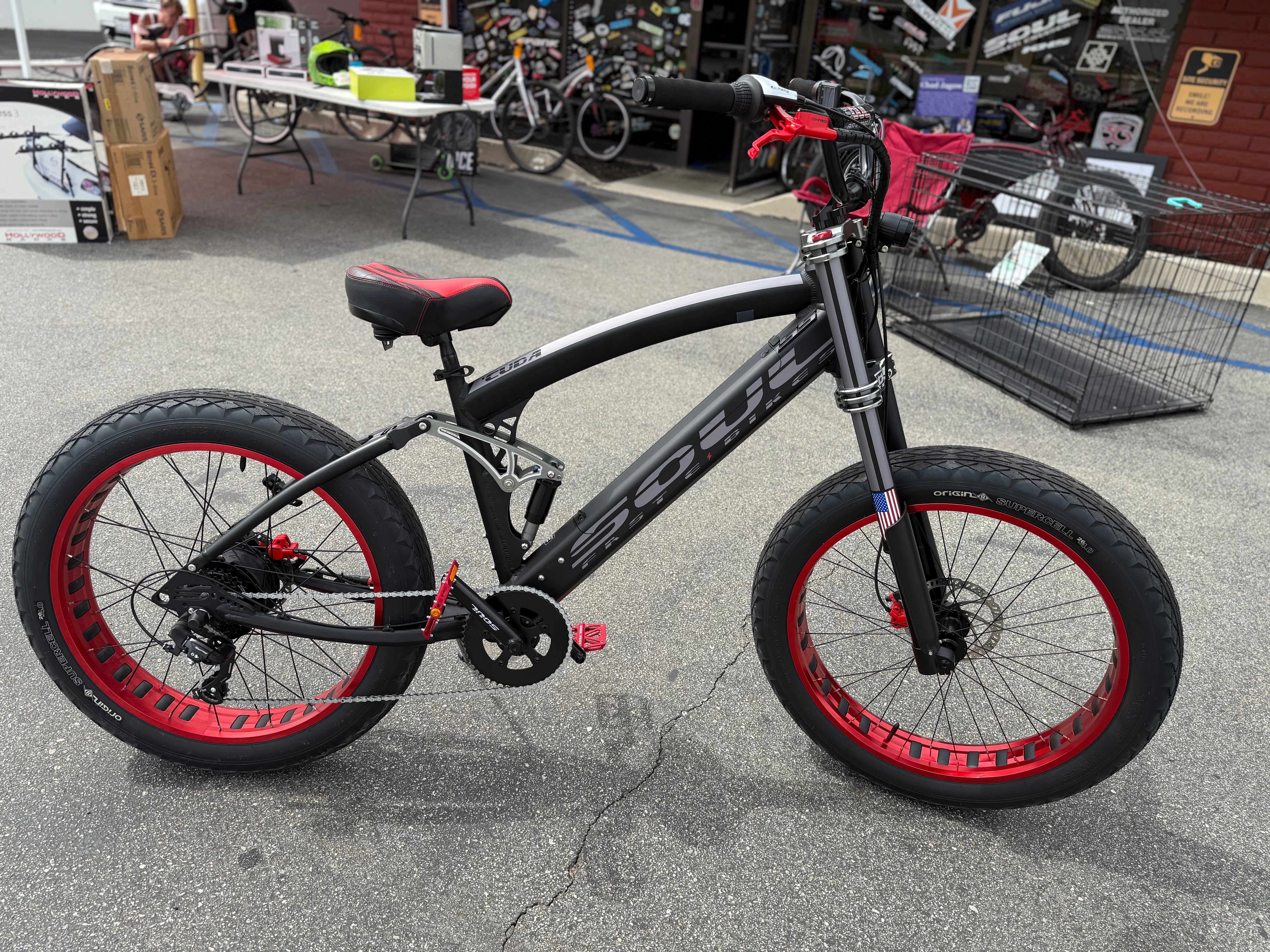 Soul Fast E-Bikes Cuda Pro Full Suspension 52V 1500 Electric Bike 2025- upgraded