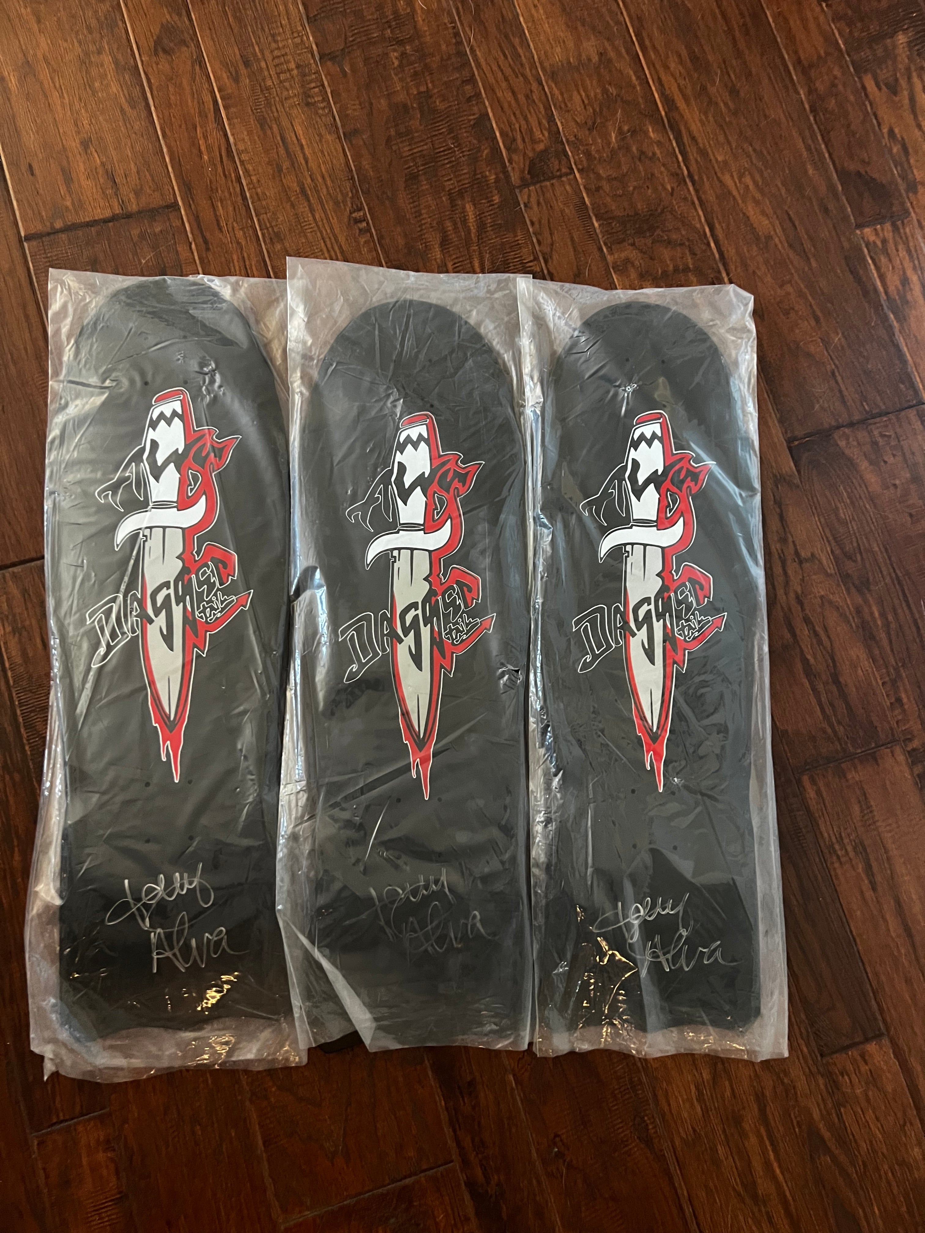 Alva Dagger Tail Collector Skateboard Deck Signed Numbered