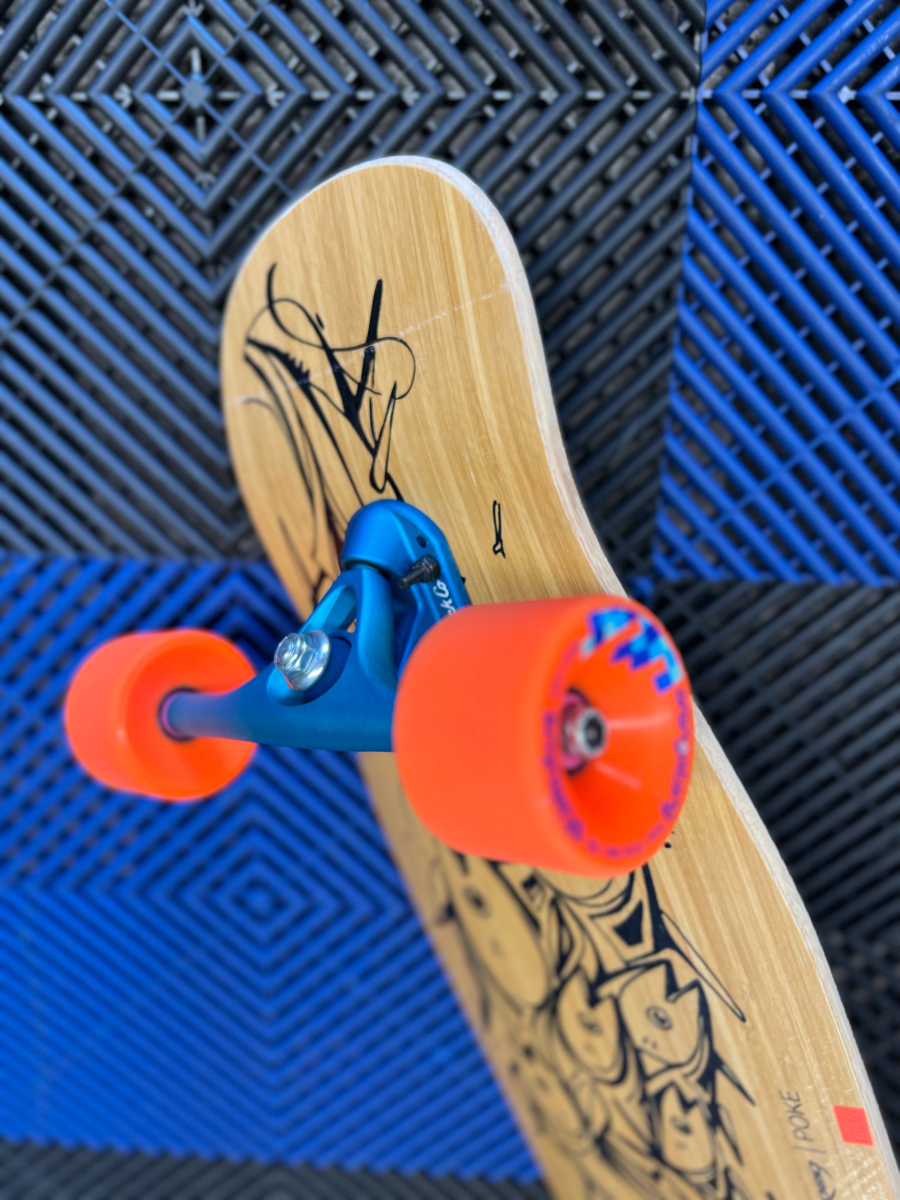 Loaded Poke Bamboo Skateboard Complete