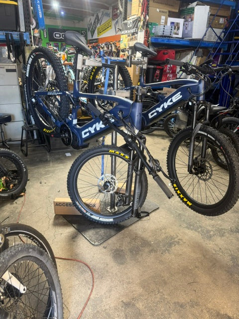 CYKE Falcon S Full Suspension MidDrive Electric Mountain Bike
