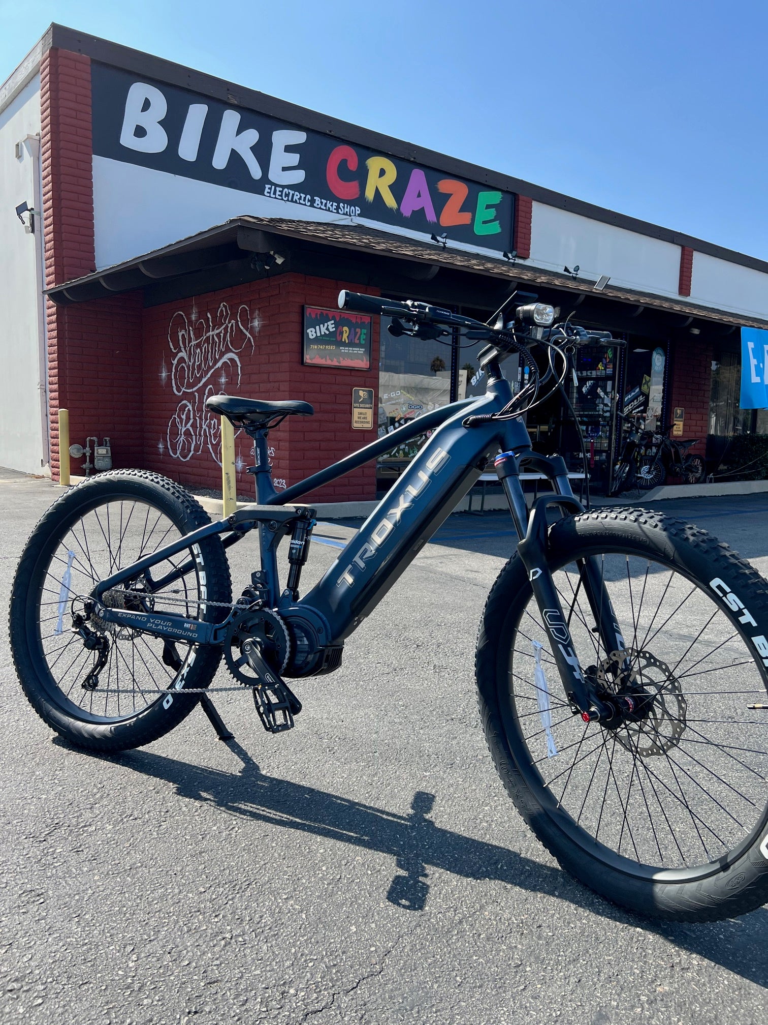 rex fahrrad e bike Troxus T-Rex 27.5 Mid Drive Mountain Electric Bike
