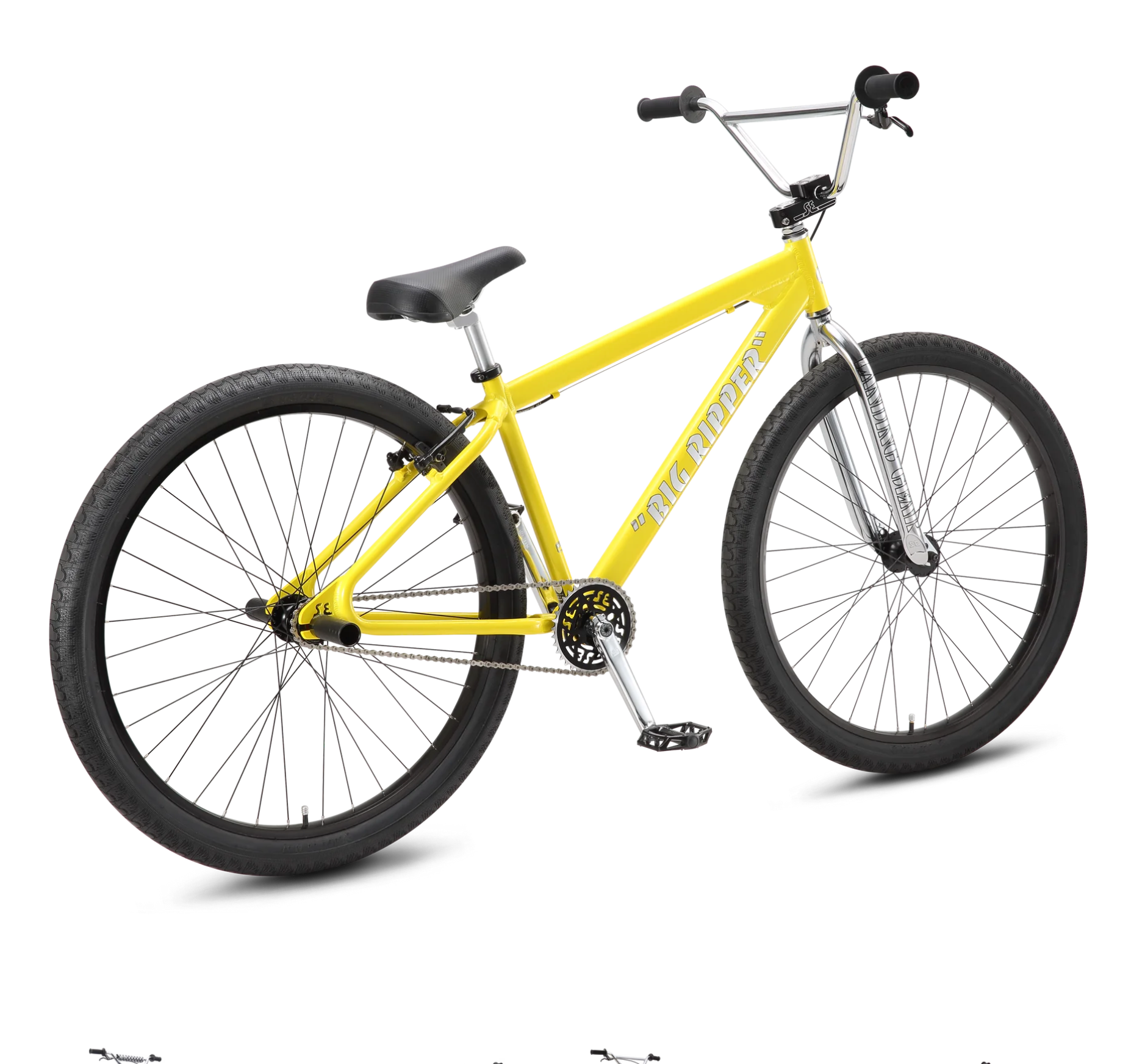SE Bikes Big Ripper 29 BMX Bike Yellow Sparkle Collector