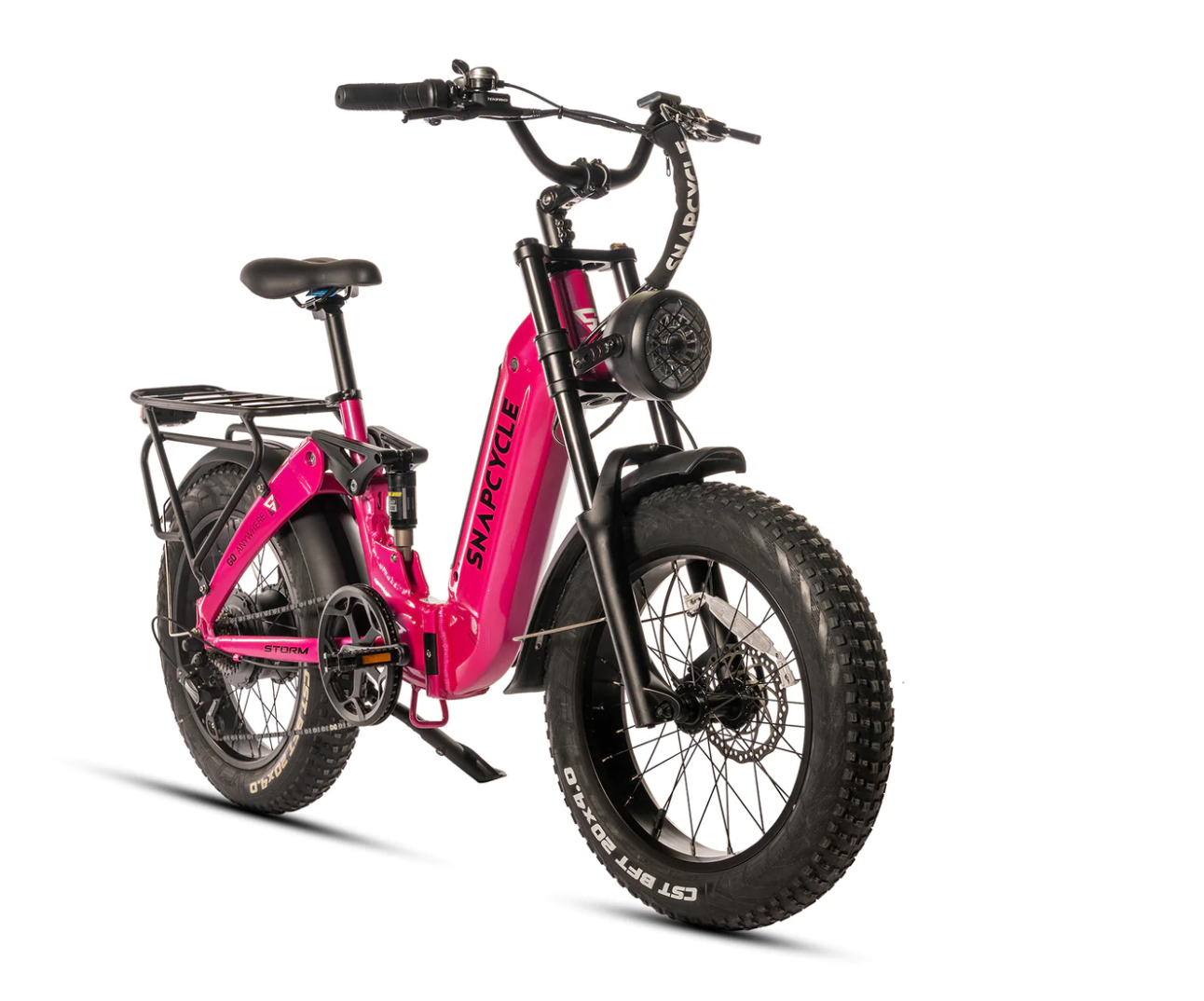 SnapCycle Storm Folding Dual Suspension Fat Tire Electric Bike