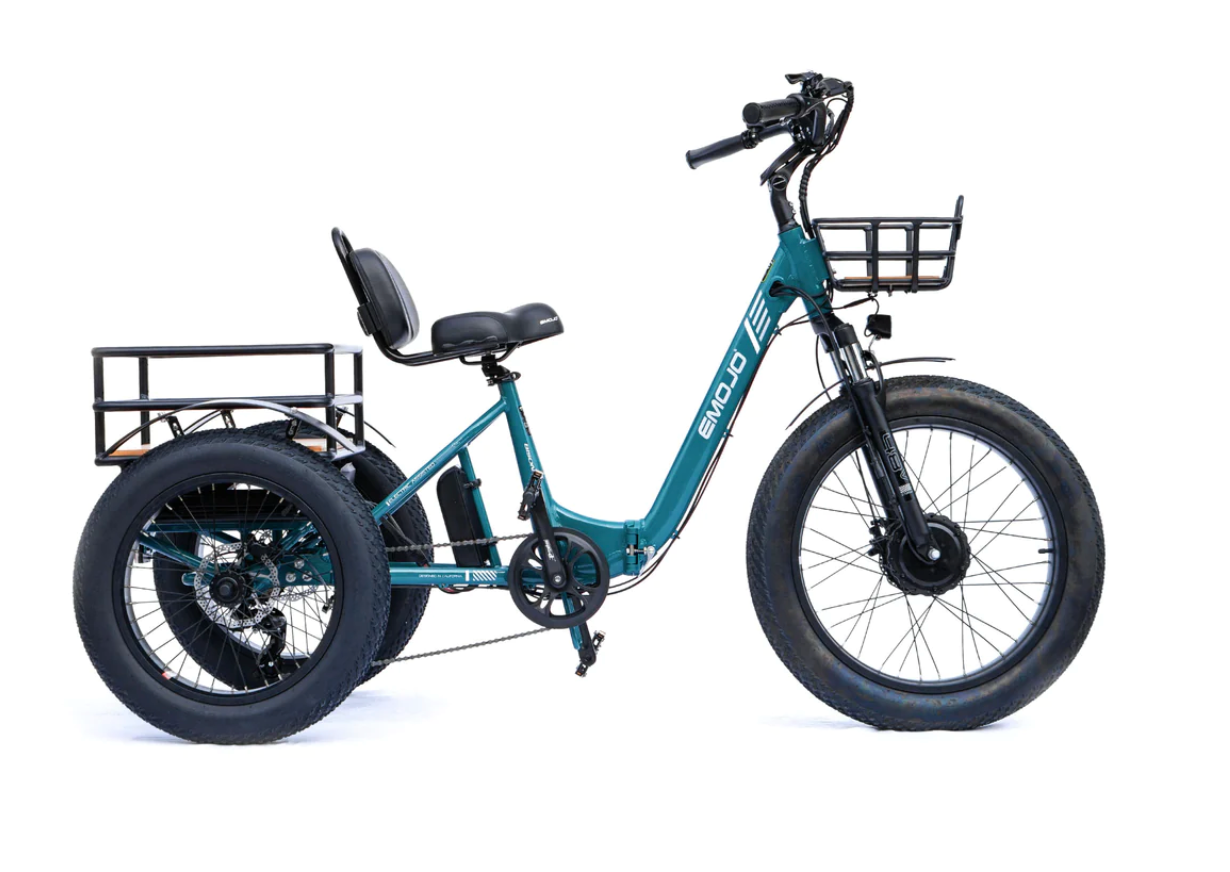 Emojo Bison Pro Folding Electric Trike Bike FREE HITCH RACK