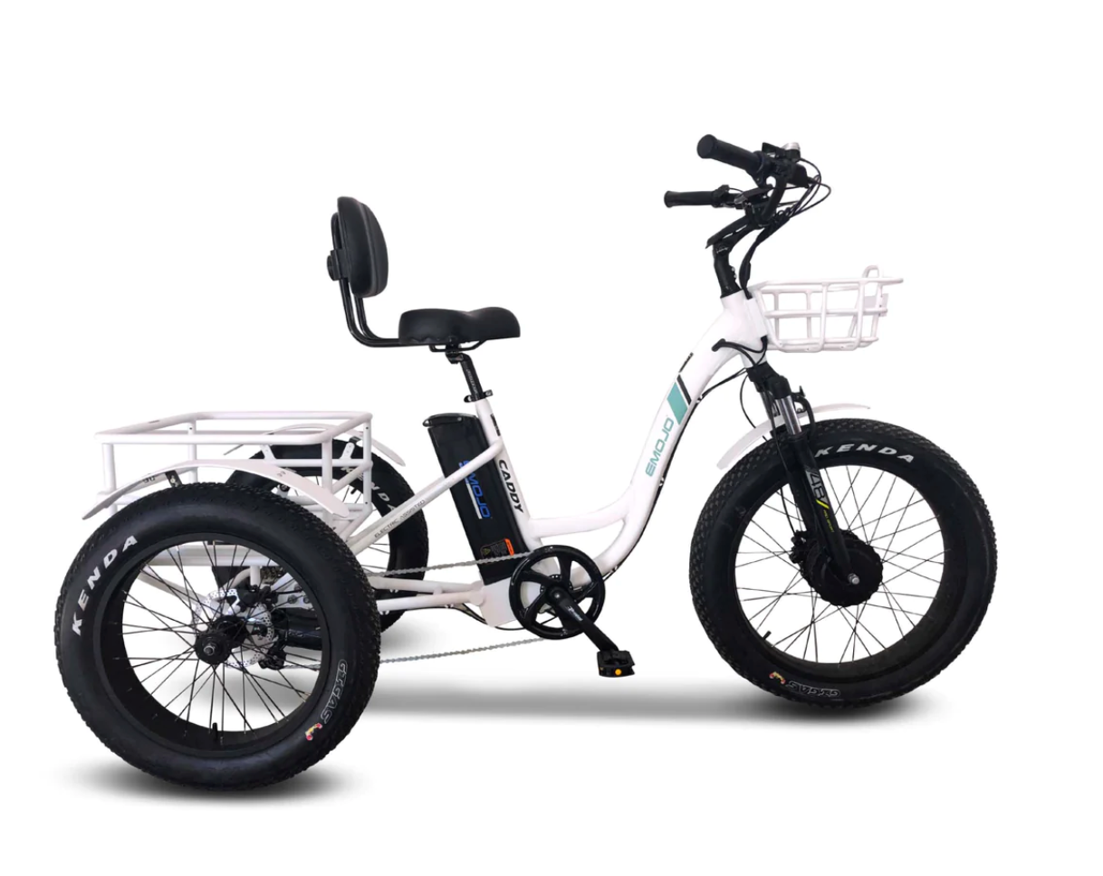 Emojo Caddy Pro Fat Tire Electric Trike Bike VALENTINES BONUS