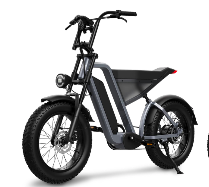 Windhorse D3 Electric Bike - 1000W, Cafe Racer Style