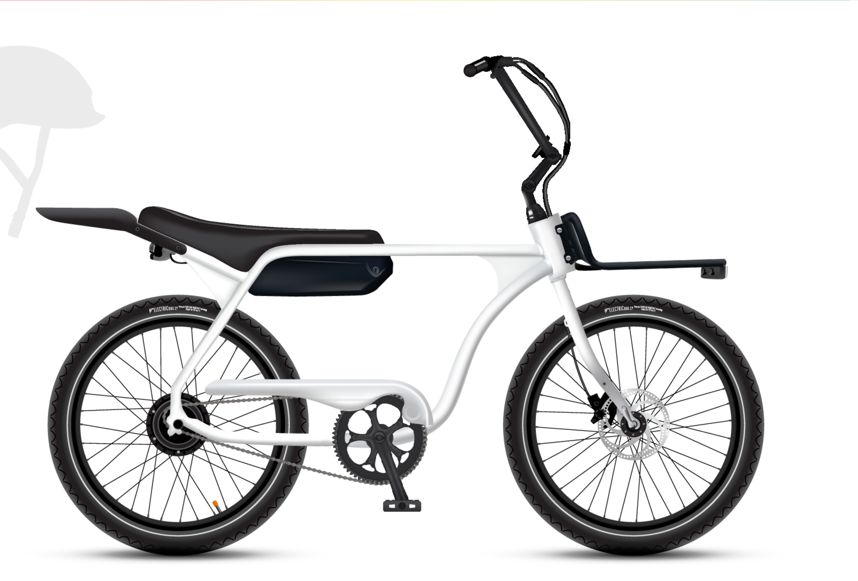 Electric Bike Company EBC Model J Step Moto Cruiser Bike