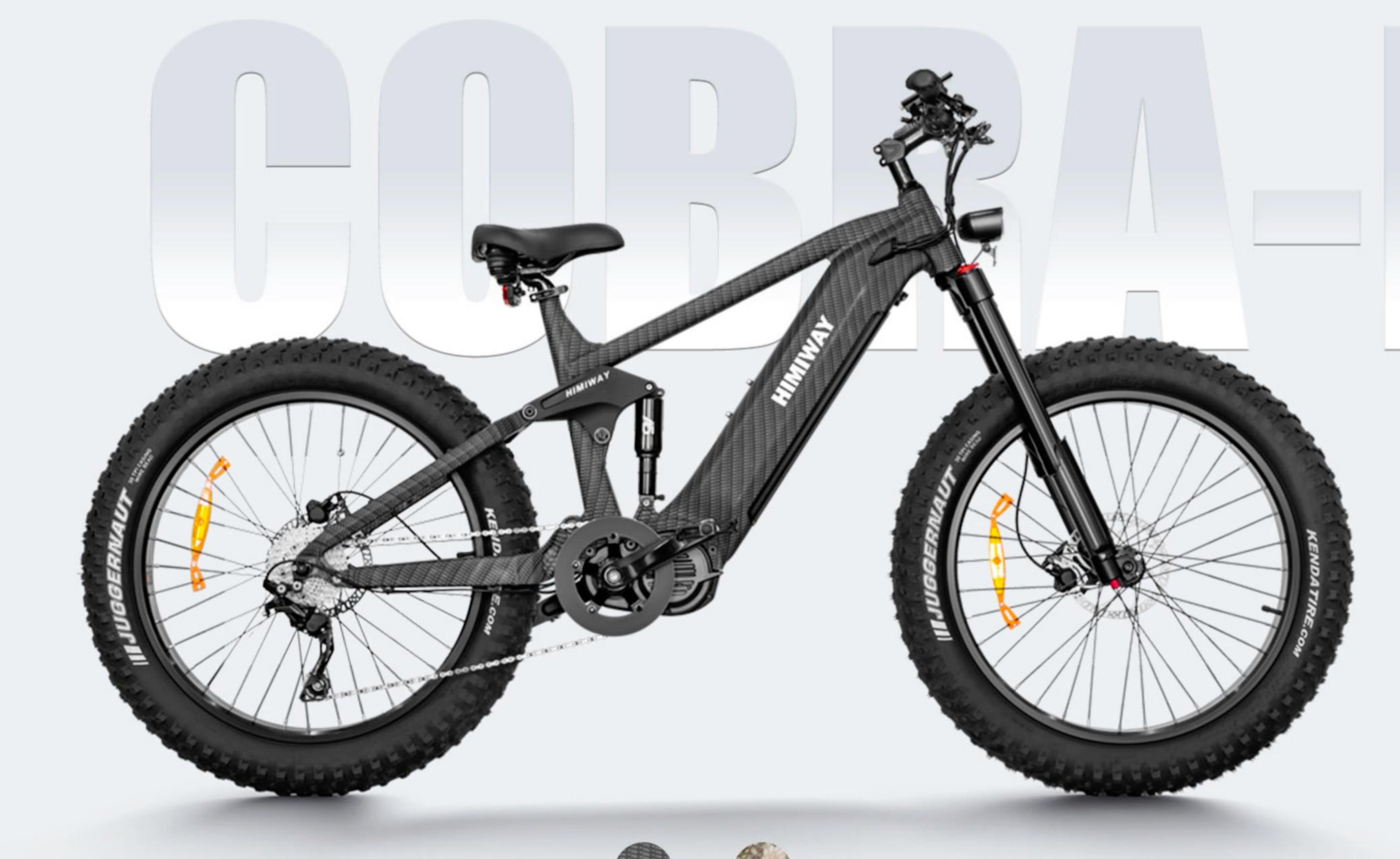 Himiway D7 Cobra Pro Full Suspension Electric Mountain Bike BONUS GIFT