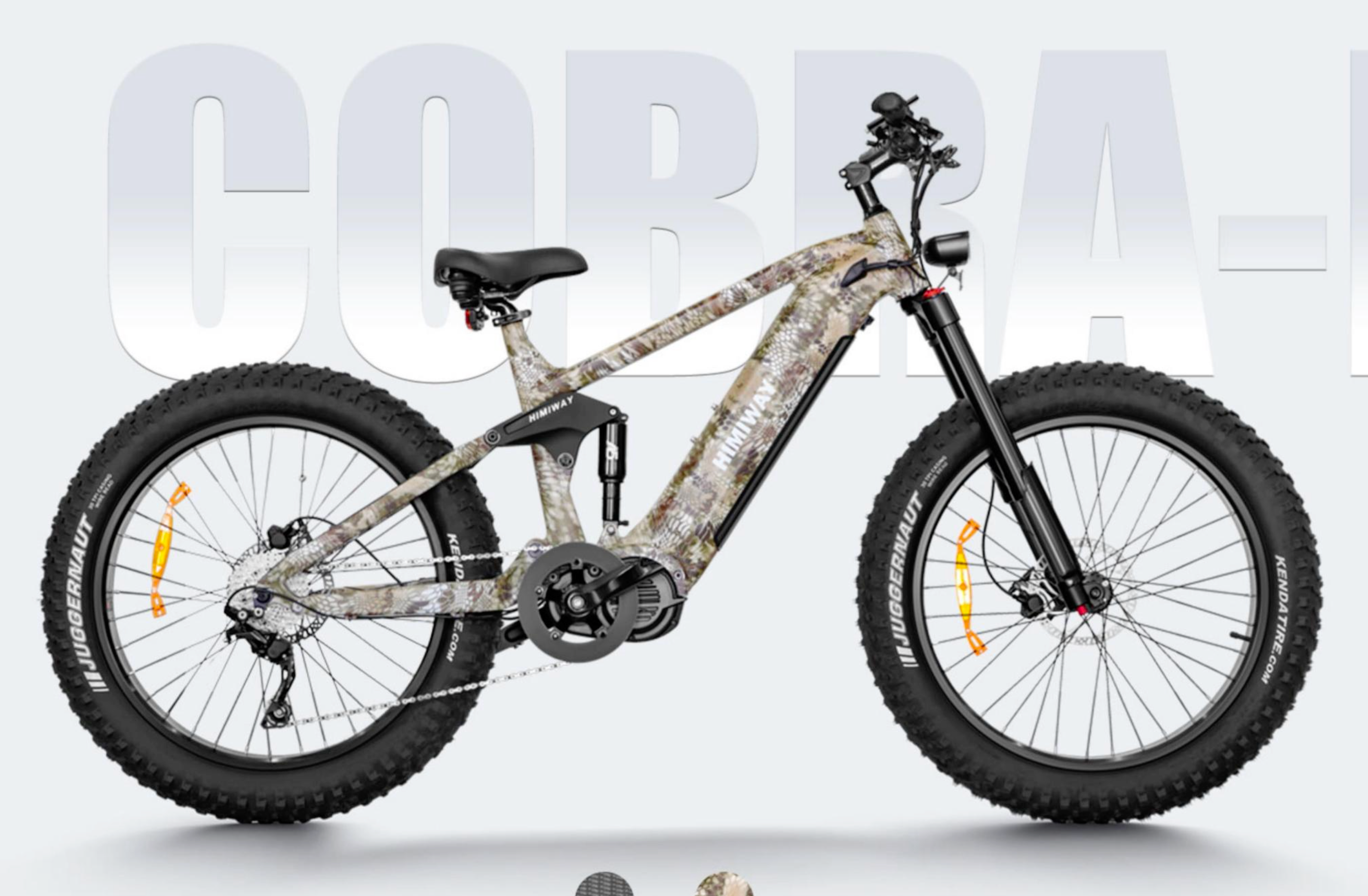 Himiway D7 Cobra Pro Full Suspension Electric Mountain Bike