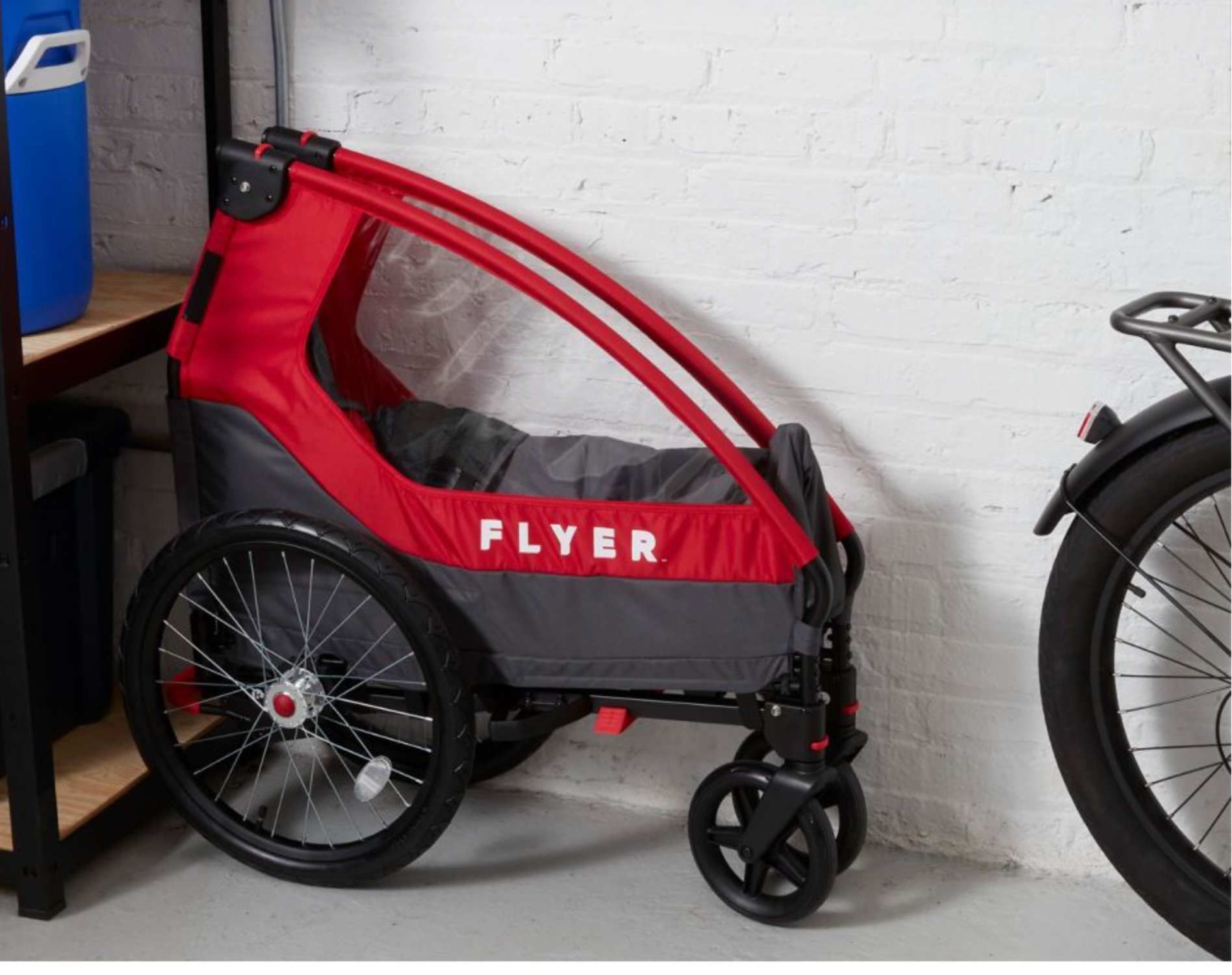 Flyer Duoflex Kids Bike Trailer and Double Stroller