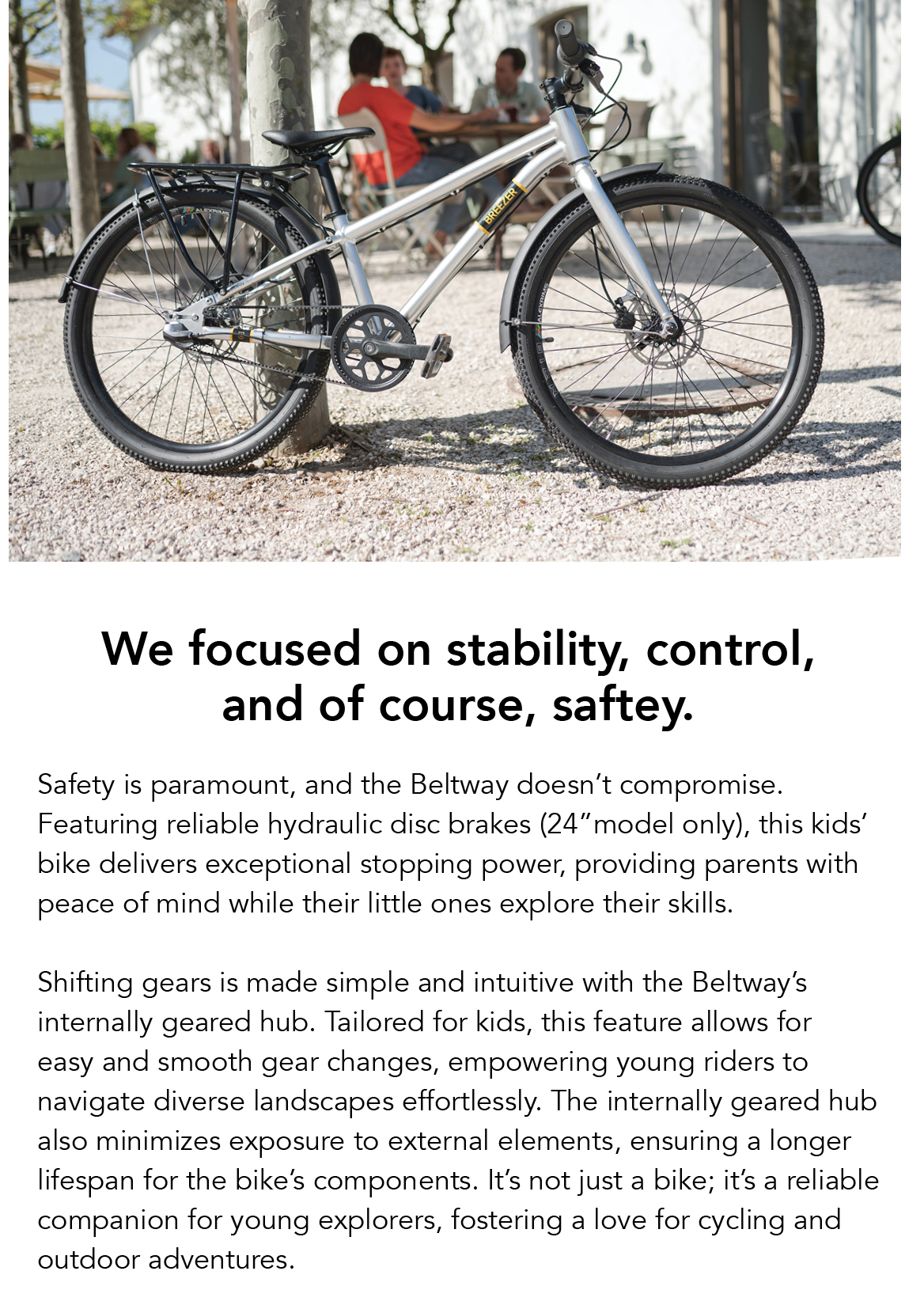 Breezer Beltway 24 Kids Hybrid Road Bike 2024
