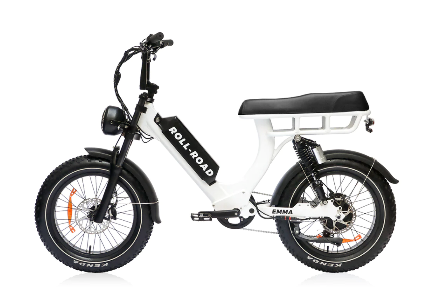 Roll-Road Emma 2.0 Step Thru Full Suspension Moped Style Electric Bike