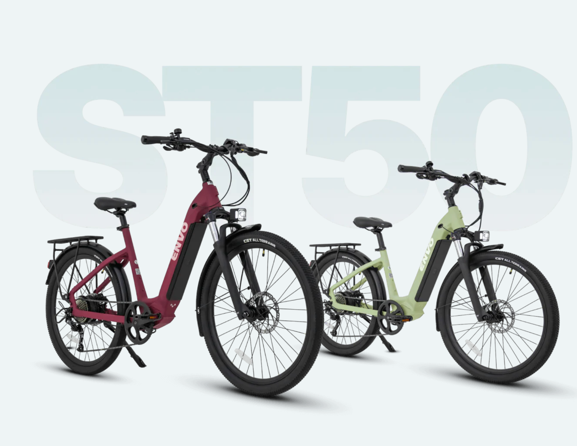 Envo ST50 Step Thru Commuter Cargo Electric Bike