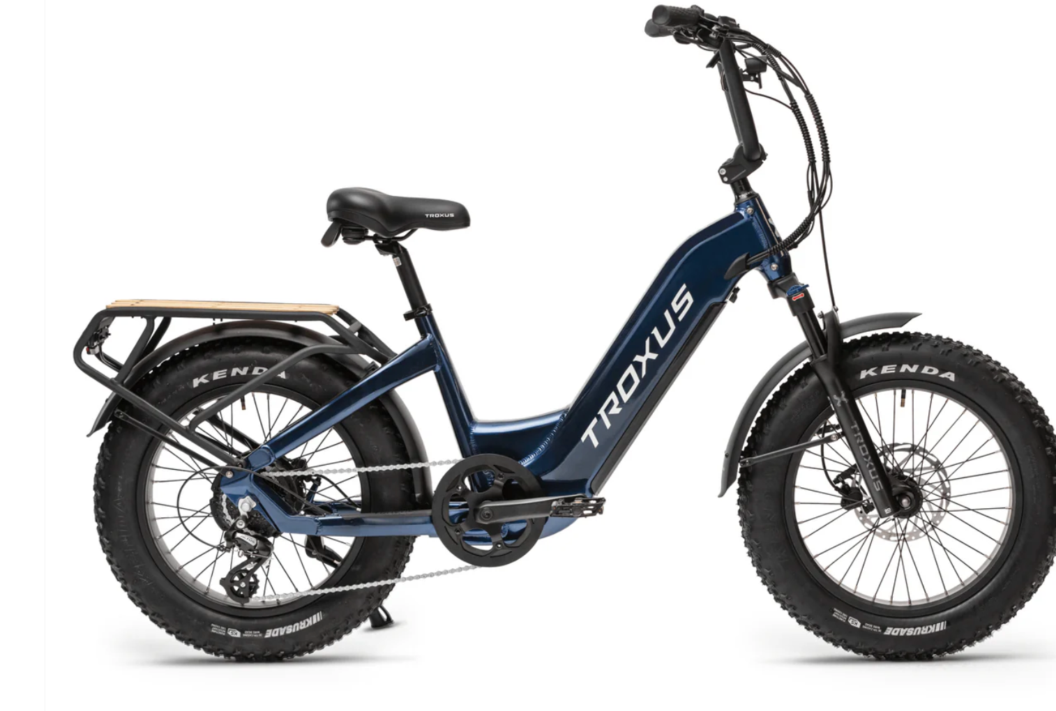 Troxus Lynx Plus Mini Cargo Step Thru Electric Bike Bikecraze Bike Shop