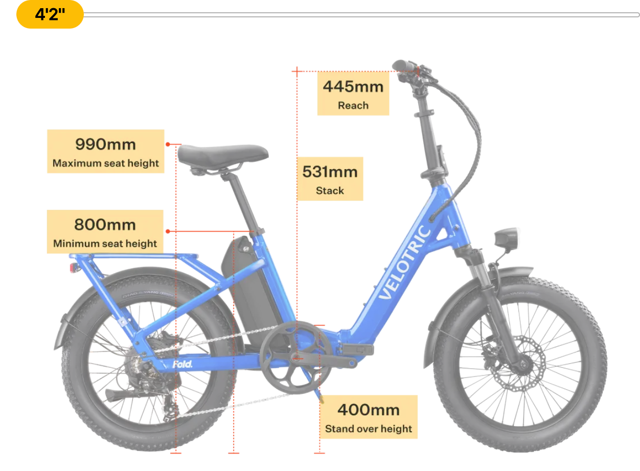 Velotric Fold 1 Step Thru Electric Fat Tire Bike