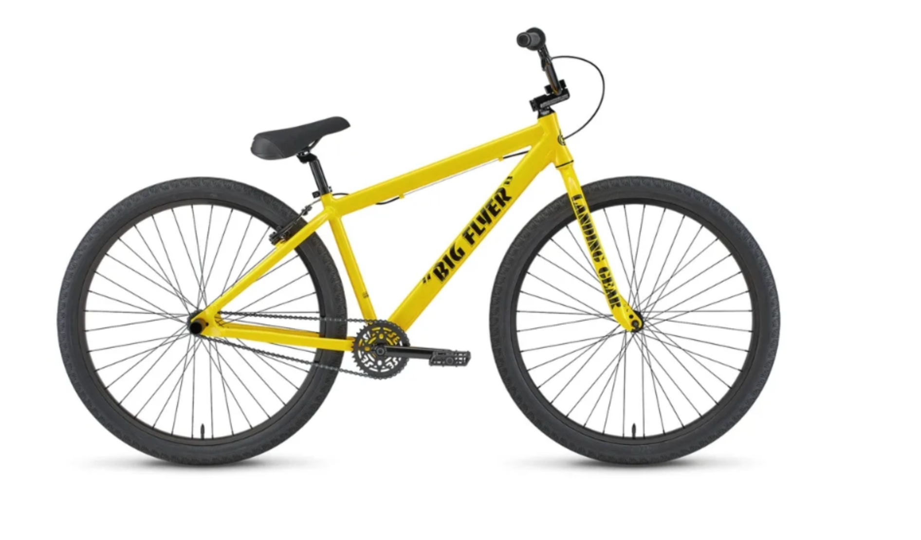 SE Bikes Big Flyer 29 BMX Bike Yellow 2024