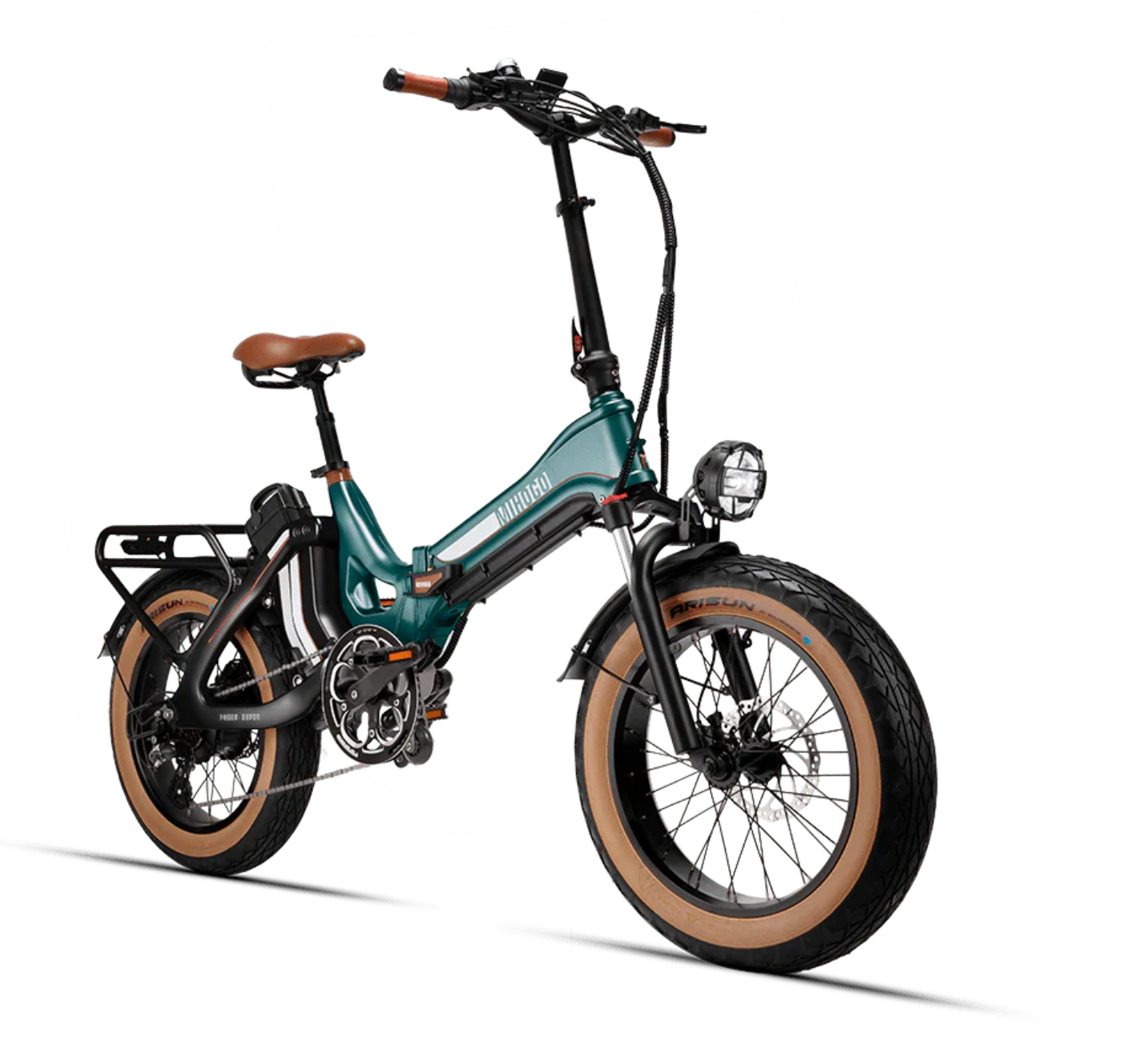 Mihogo One 20" Folding Dual Battery Fat Tire Electric Bike