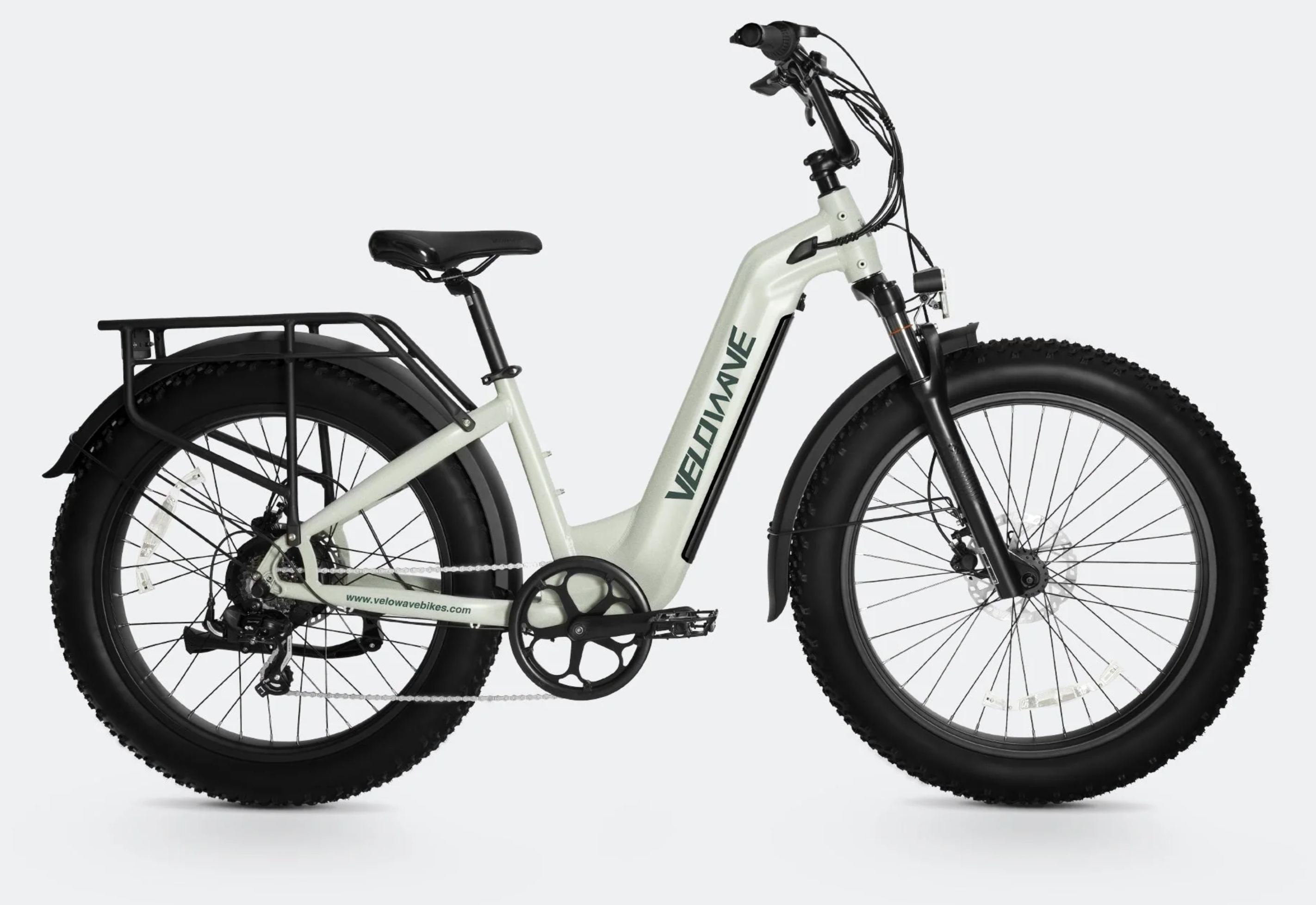 Velowave Ranger 2.0 Step Thru Electric Fat Tire Bike BONUS