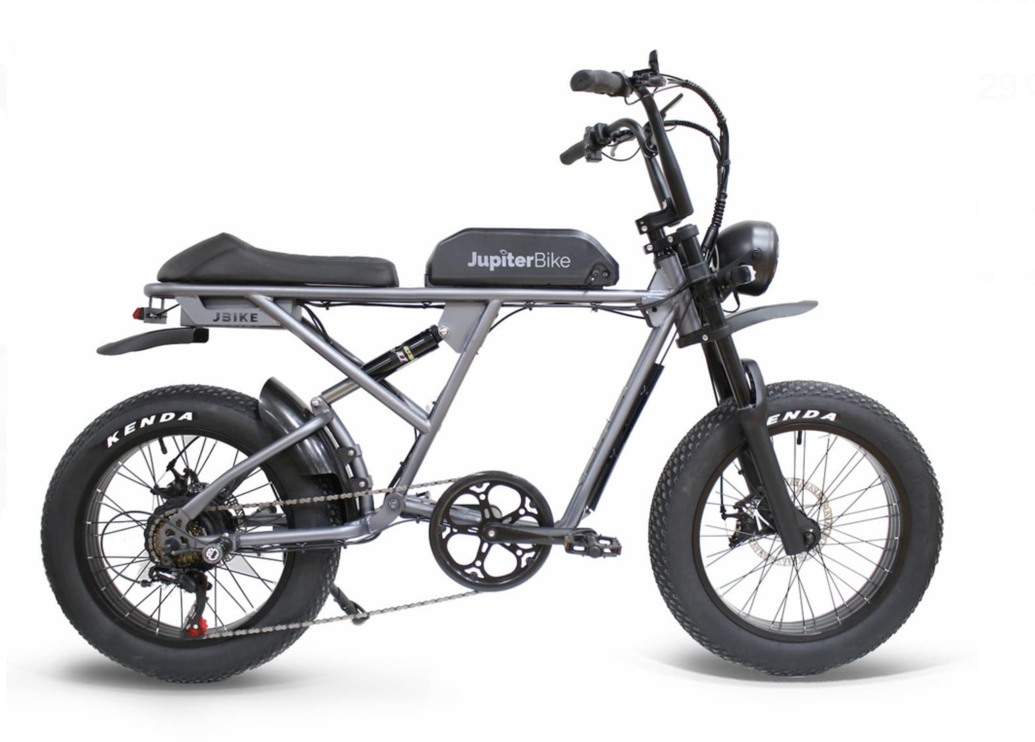 JupiterBike 750W Rogue Cafe Racer All Terrain Fat Tire Electric Bike