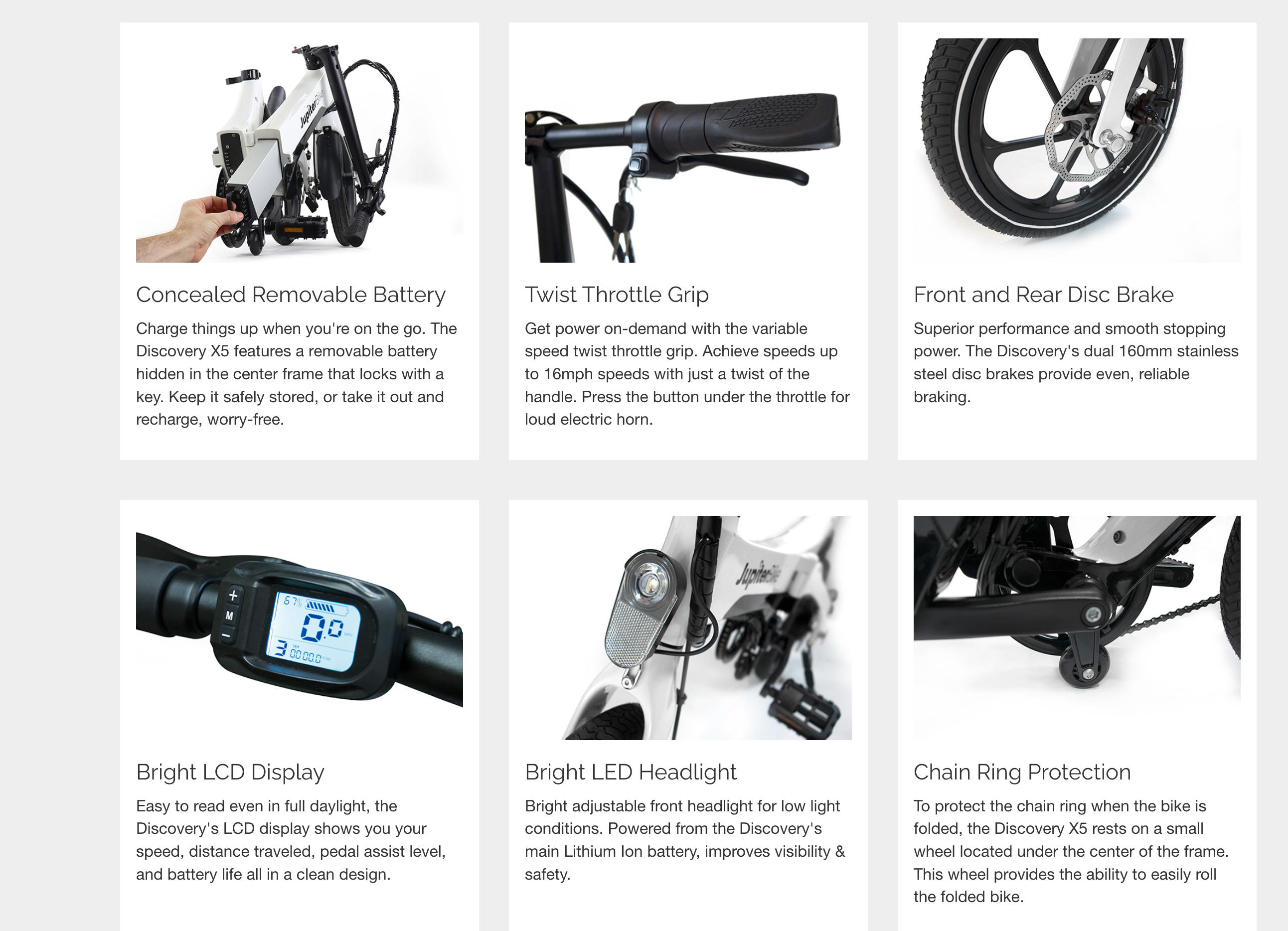 Jupiter Discovery X5 Folding Electric Bike