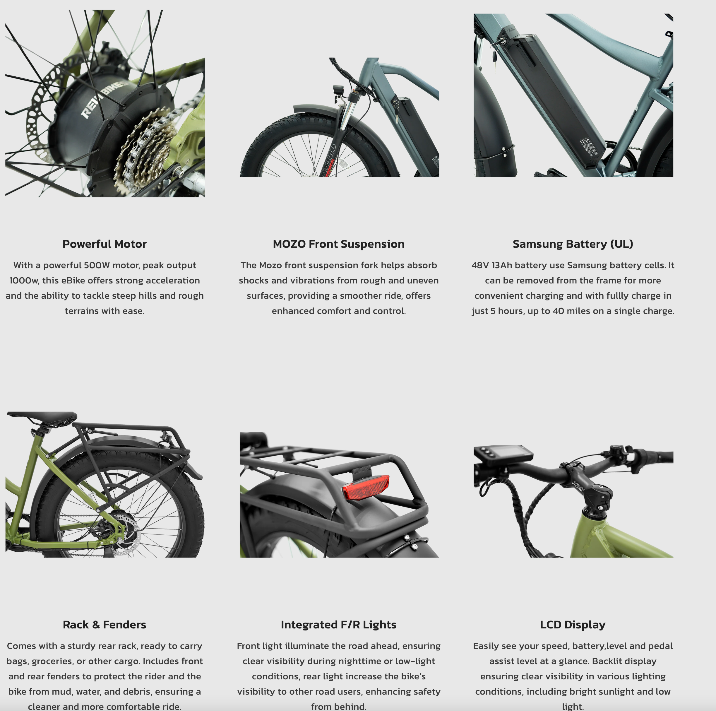 REVI Predator Fat Tire Electric Bike BONUS