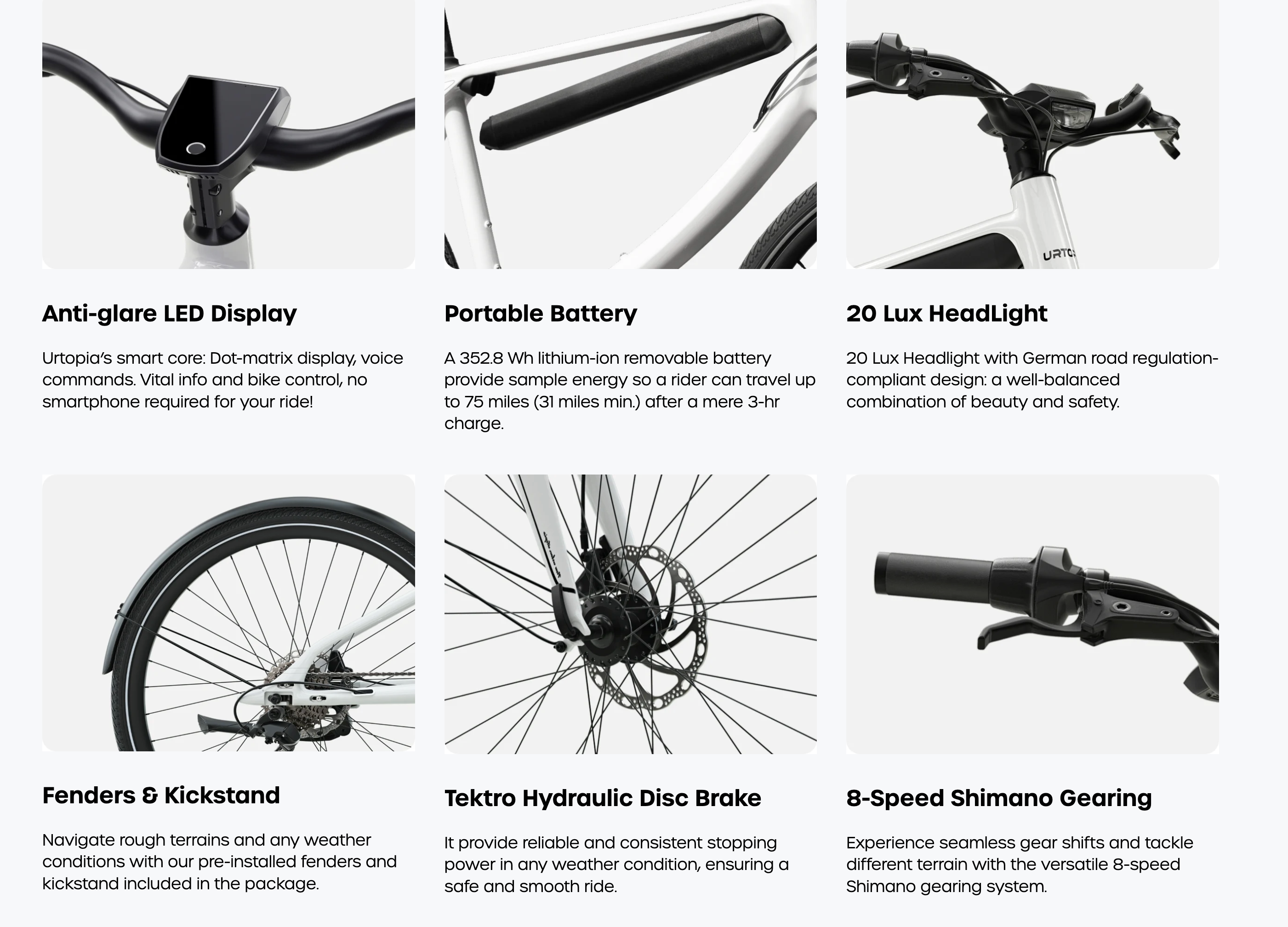 Urtopia Chord / Chord X City Electric Bike