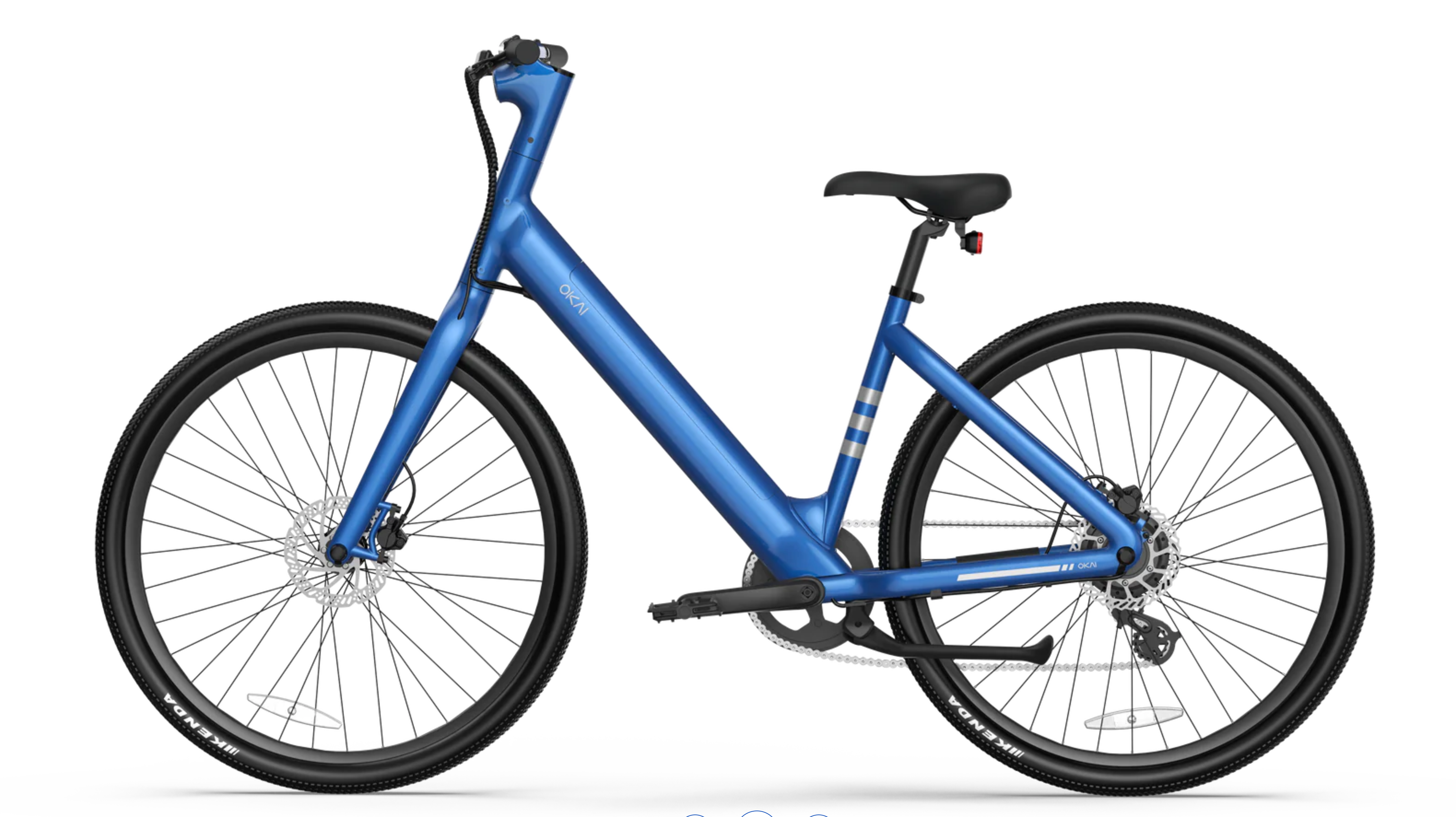 opel electric bicycle OKAI LyteCycle EB60 Step Thru Commuter Electric Bike