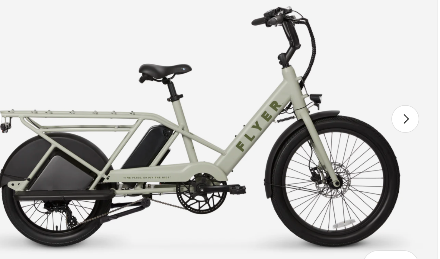 Flyer Via Family Cargo Step Thru Electric Bike BONUS