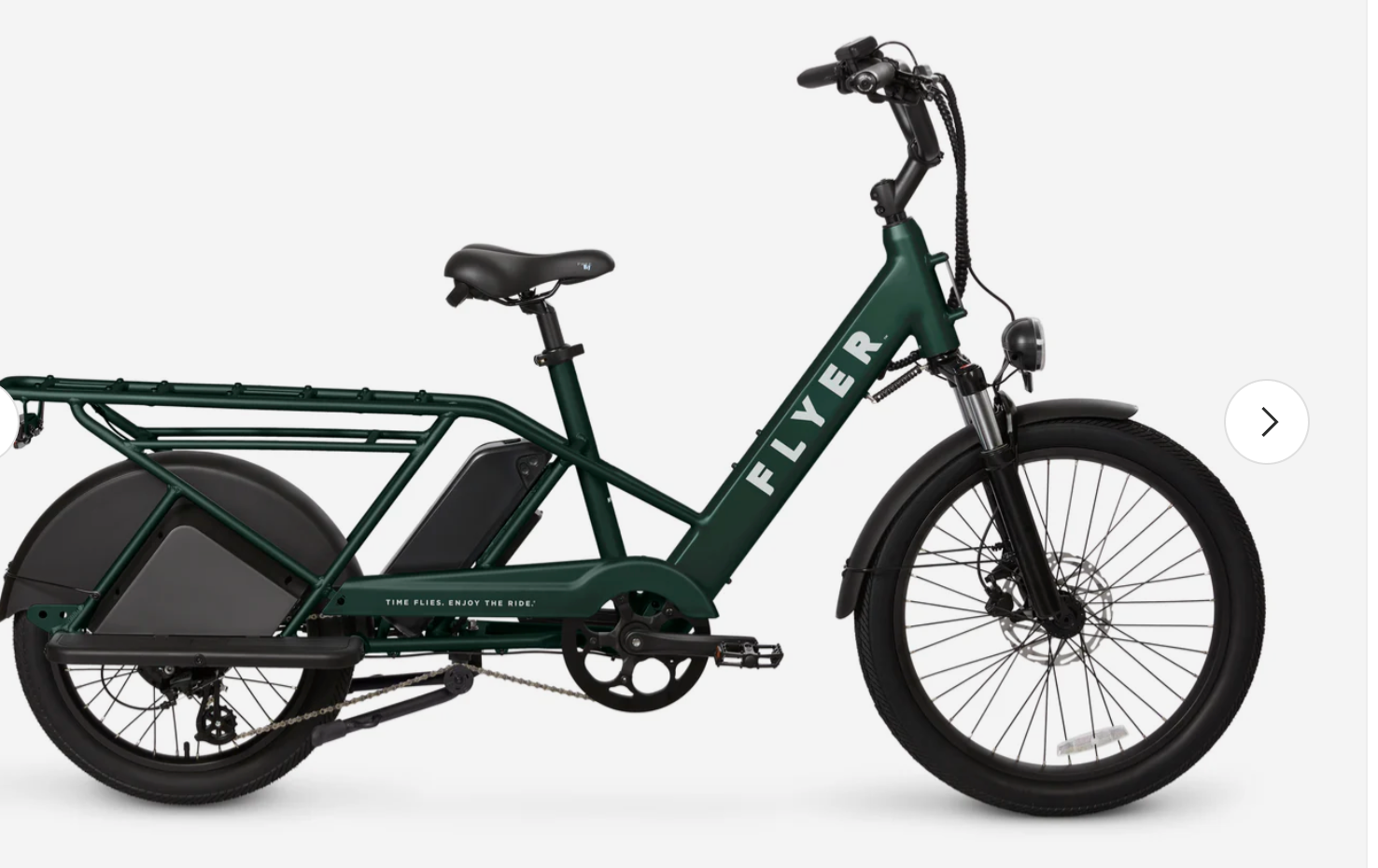 Flyer Via Pro Ultimate Family Cargo Step Thru Electric Bike BONUS