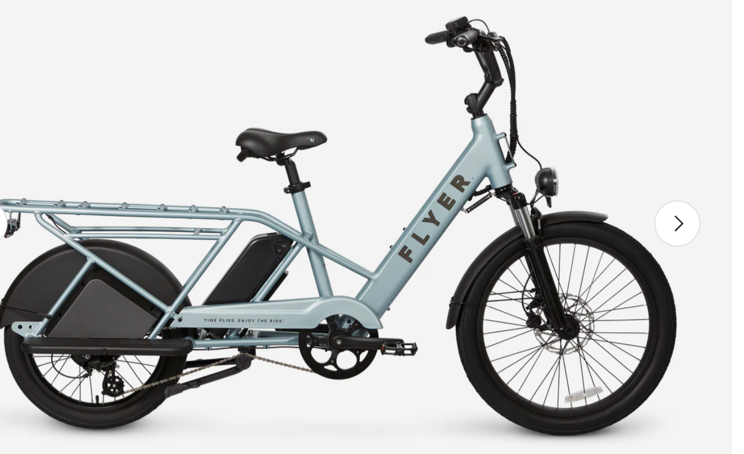 Flyer Via Pro Ultimate Family Cargo Step Thru Electric Bike BONUS