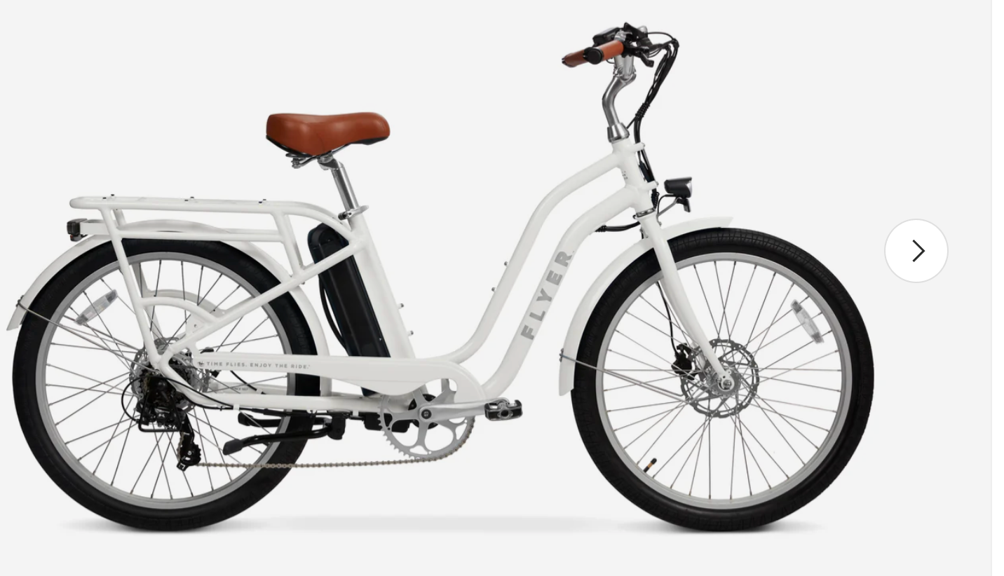 Flyer Cruiser 2.0 Step Thru Electric Bike Bonus