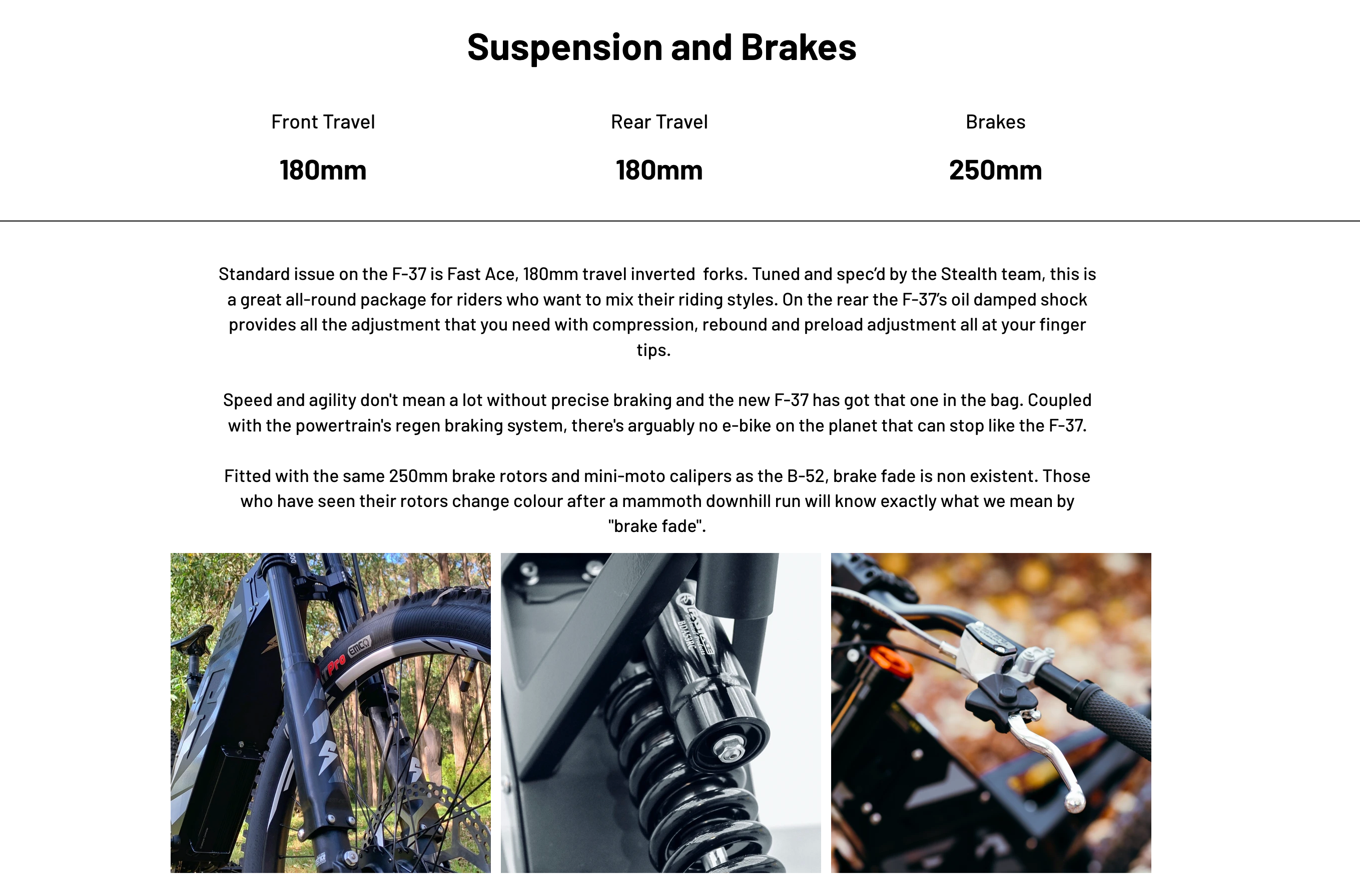 Stealth F37 Full Suspension Electric Bike,