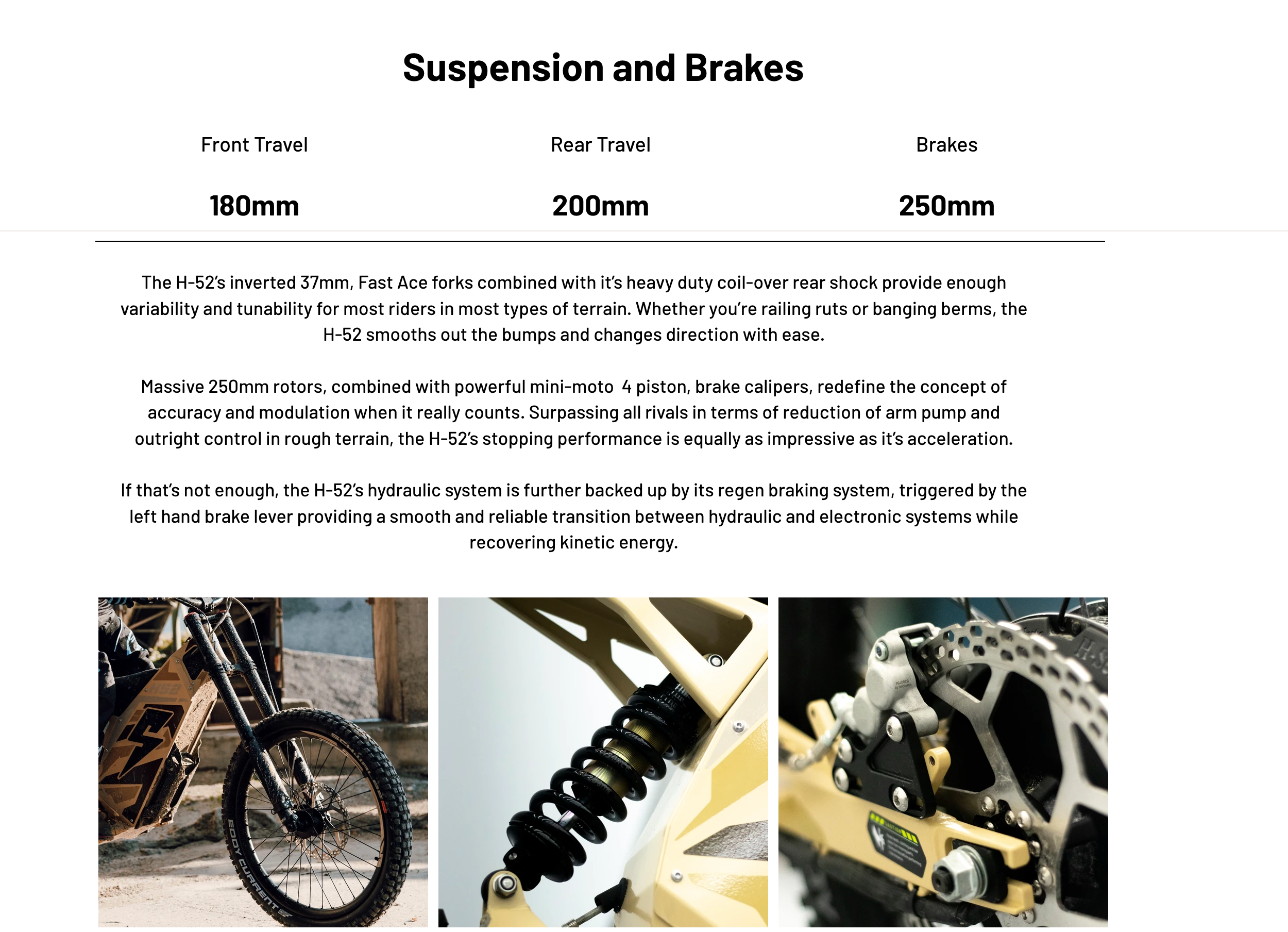 Stealth H52 Full Suspension Electric Motorcross Bike