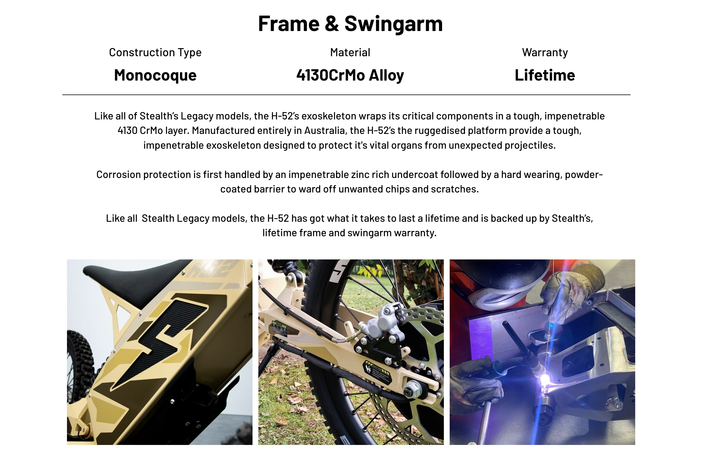 Stealth bike h52 sales