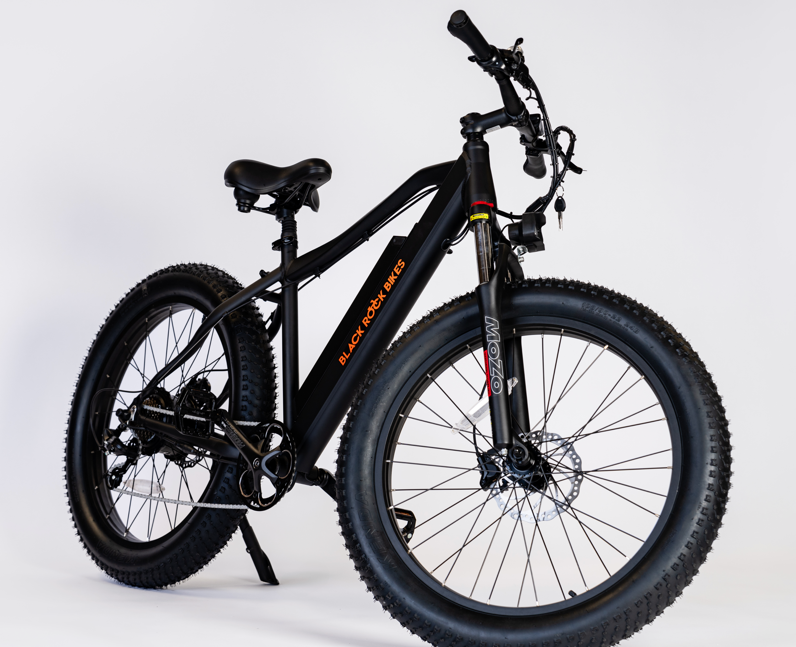 Black Rock Island Warrior Mountain Cruiser Electric Bike