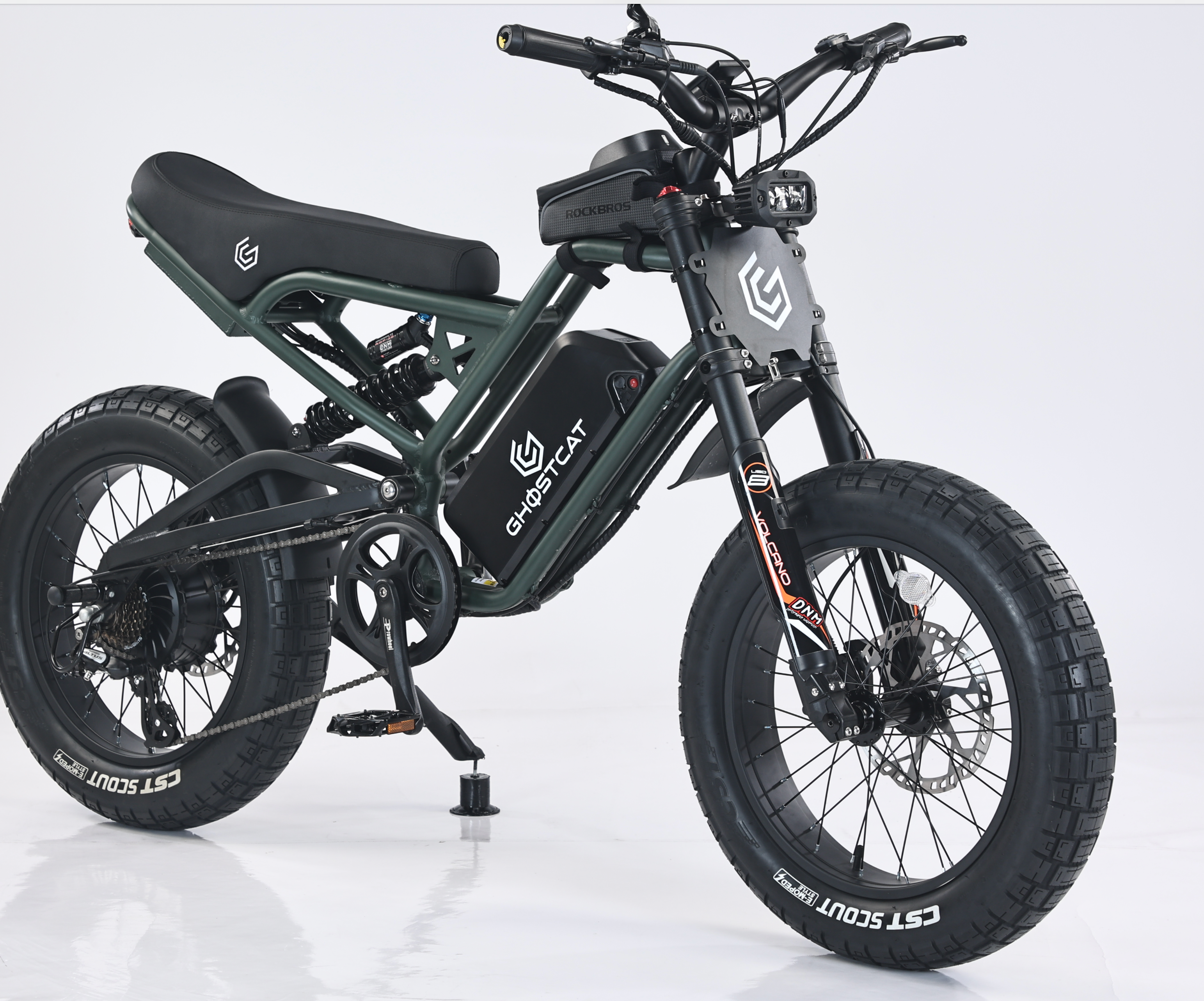 GHOSTCAT F3X 1500W Full Suspension Electric Moto Bike