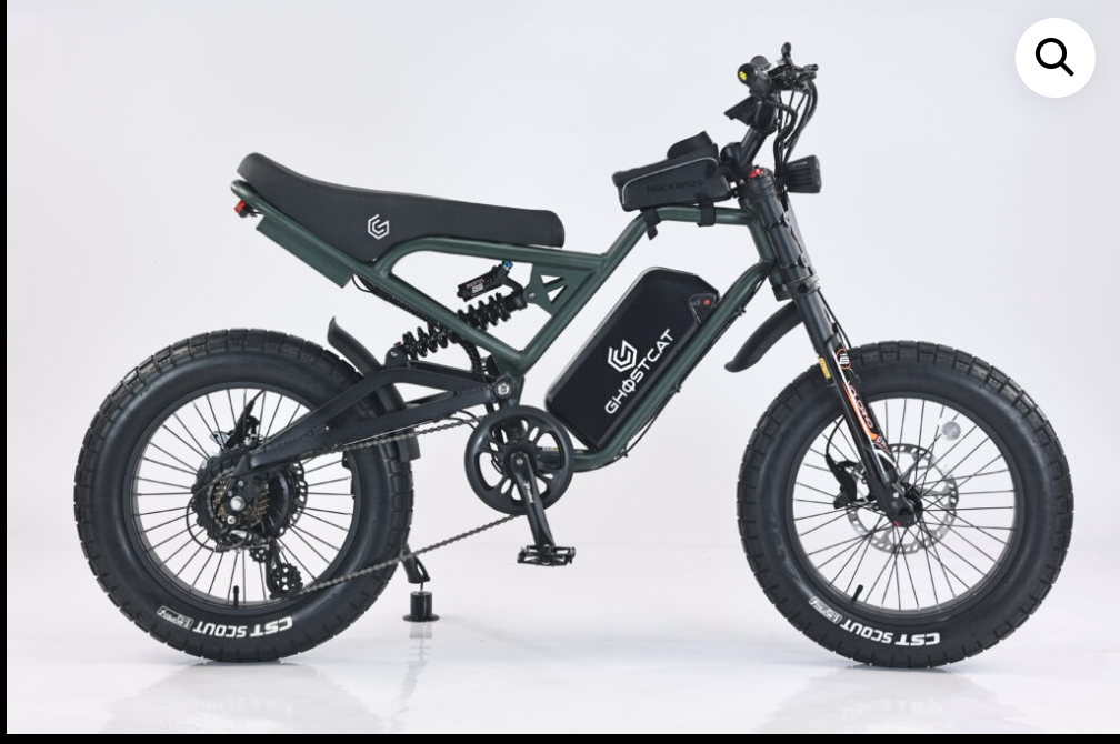 GHOSTCAT F3X 1500W Full Suspension Electric Moto Bike