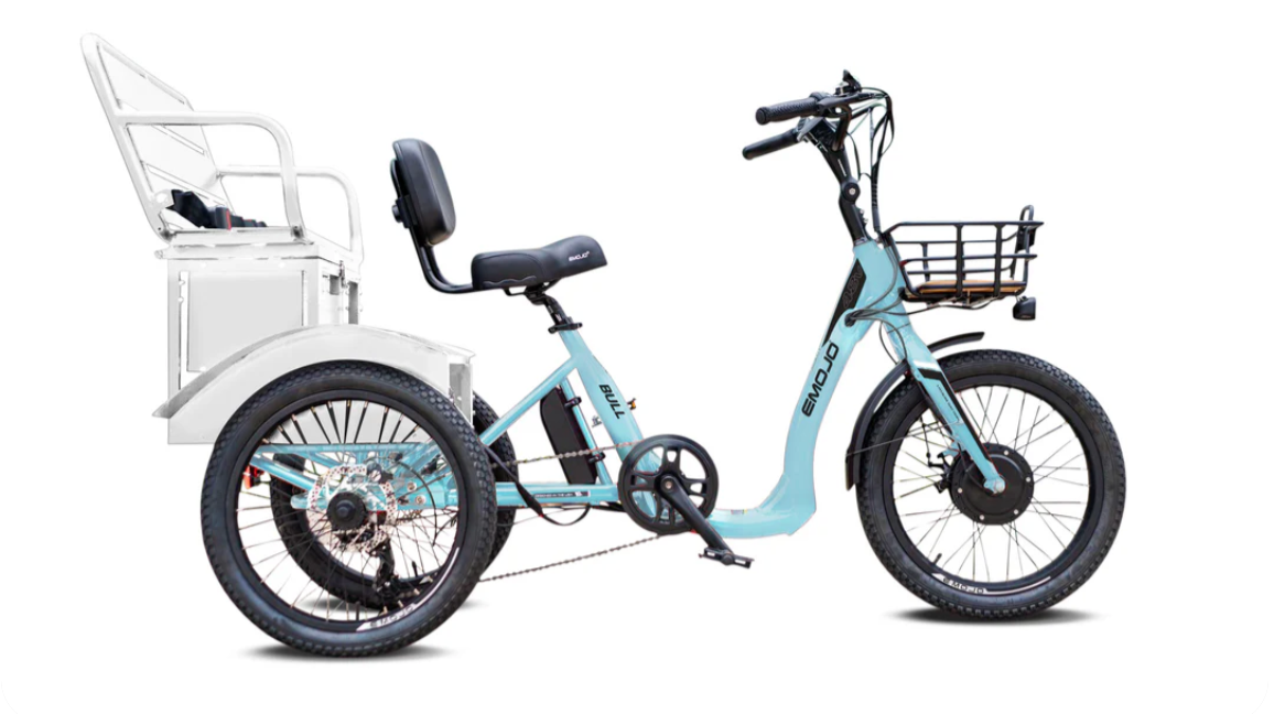 Emojo Bull Urban Electric Trike Bike BONUS Gifts