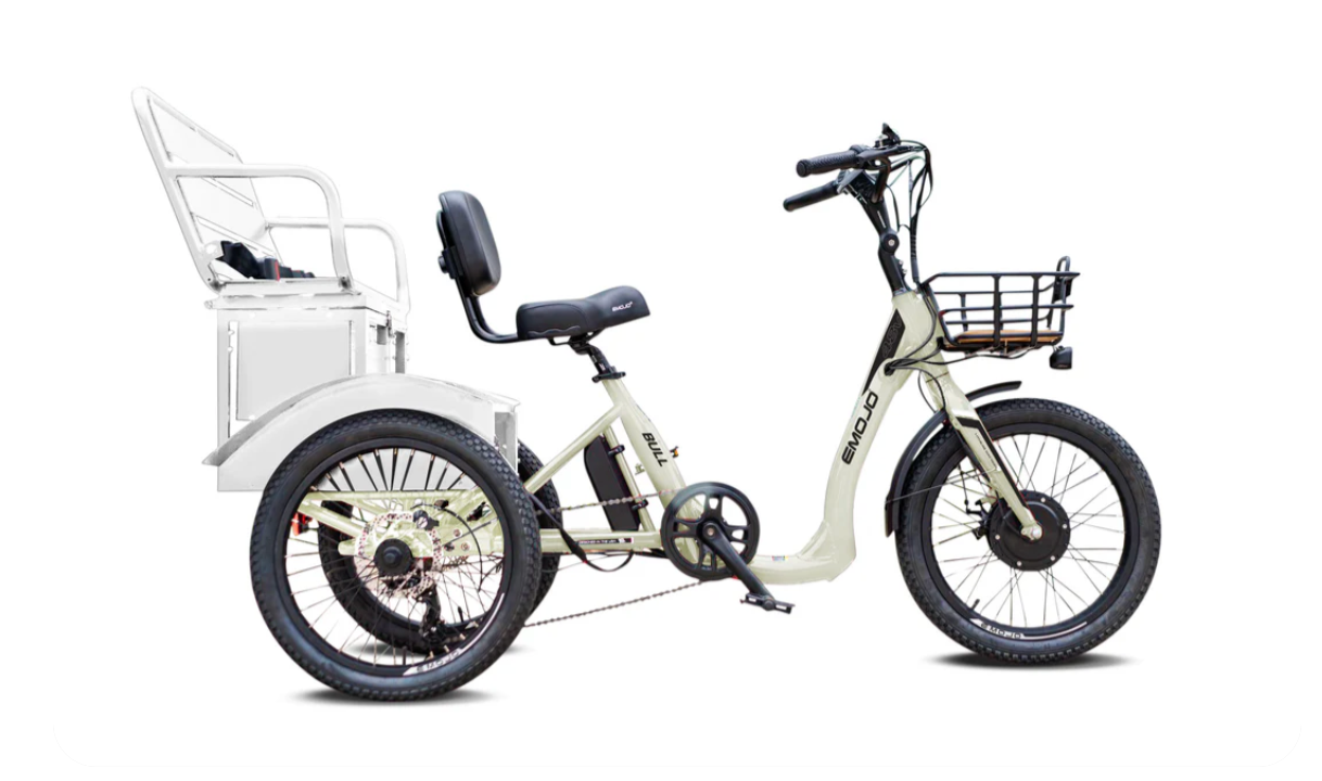 Emojo Bull Urban Electric Trike Bike BONUS Gifts