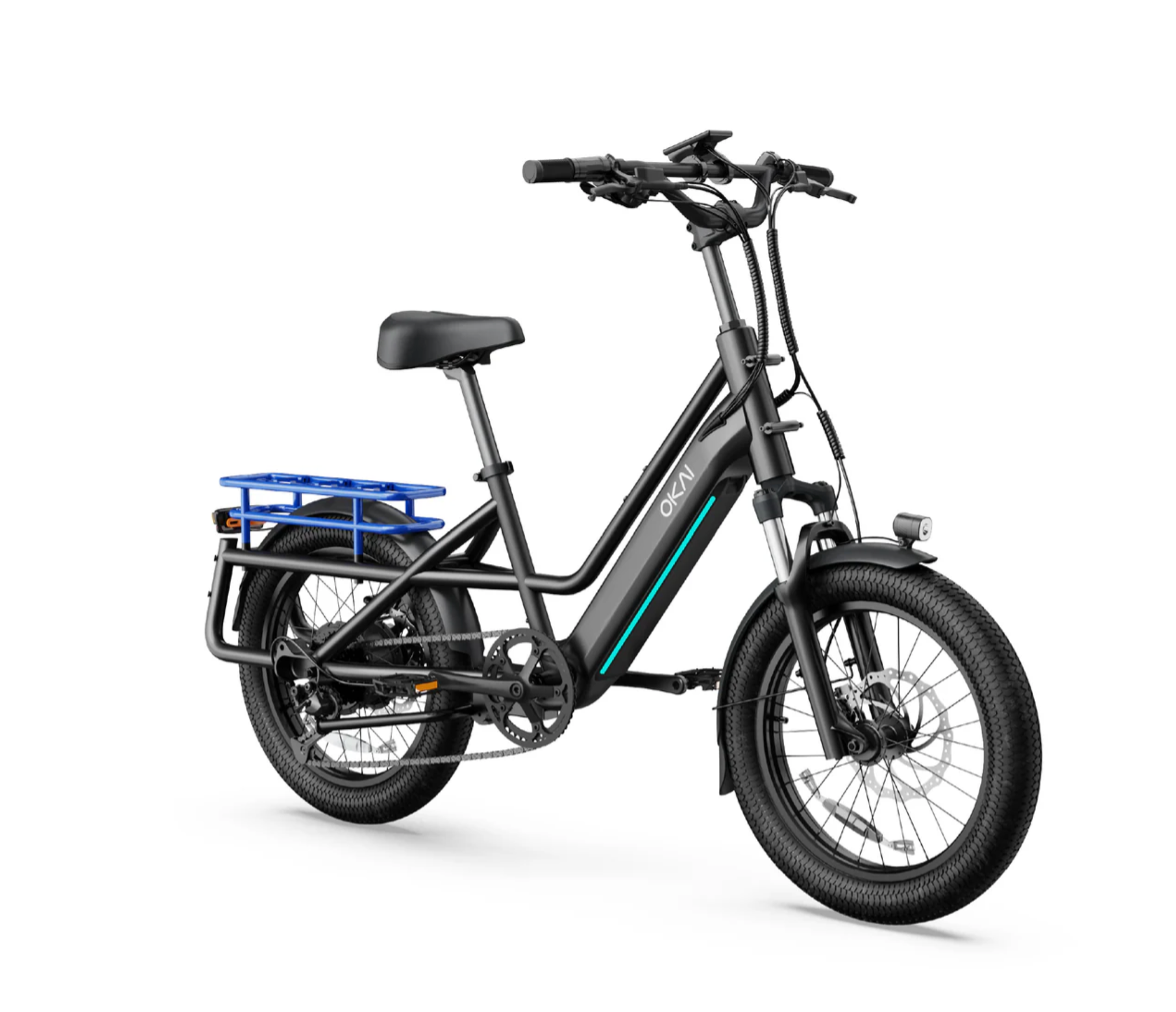bikecraze - bicycles and electric bike shop OKAI E-Kargo EB70 Electric Bike Black