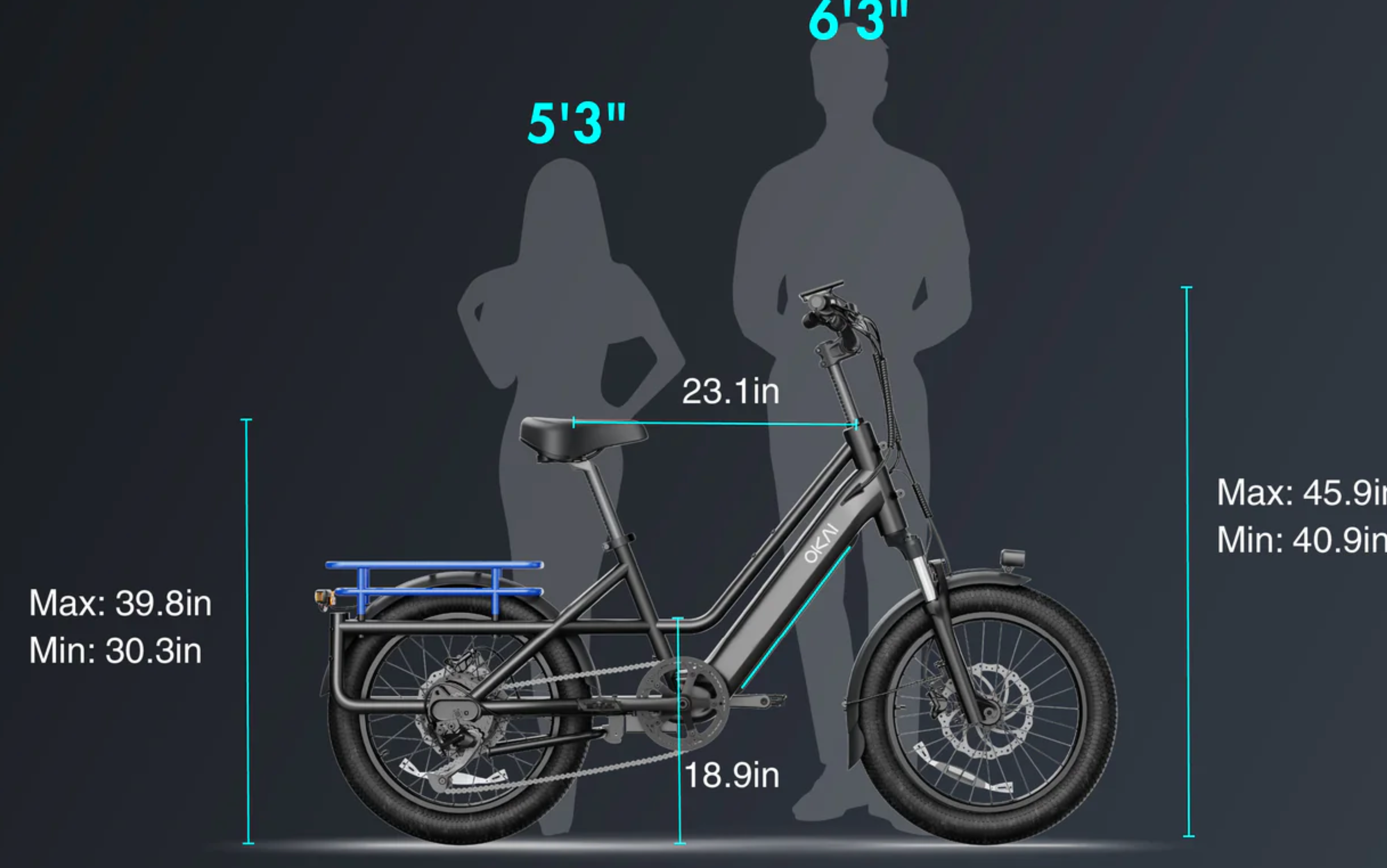 OKAI E-Kargo EB70 Step Thru Electric Bike