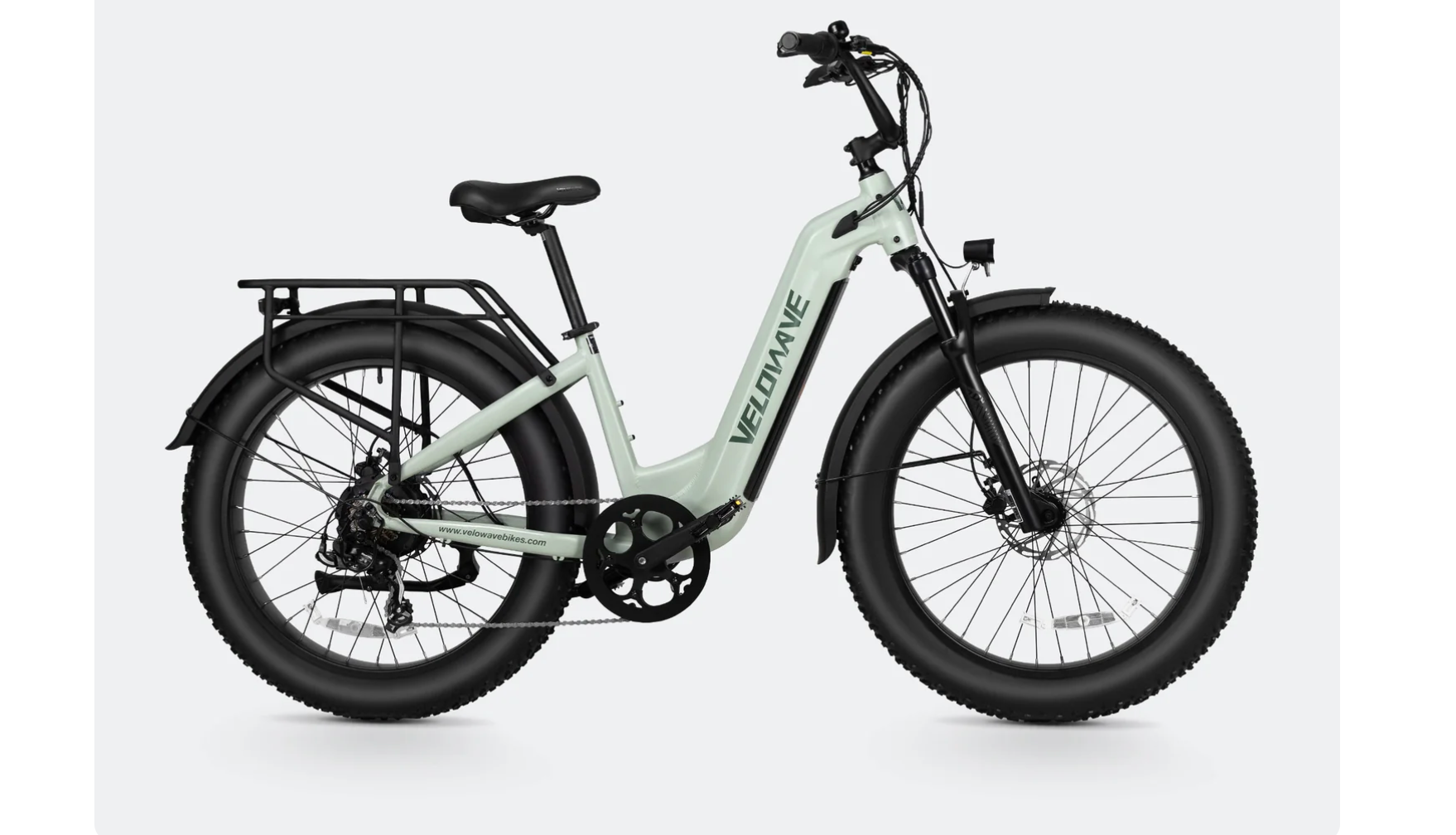 Velowave Ranger 3.0 Step-Thru Electric Fat Tire Bike, 750W (1000W Peak) Motor, Torque Sensor, 90 Miles Max Range, 28MPH, 26 Velowave Ranger 3.0 Step-Thru Electric Fat Tire Bike, 750W (1000W Peak) Motor, Torque Sensor, 90 Miles Max Range, 28MPH, 26
