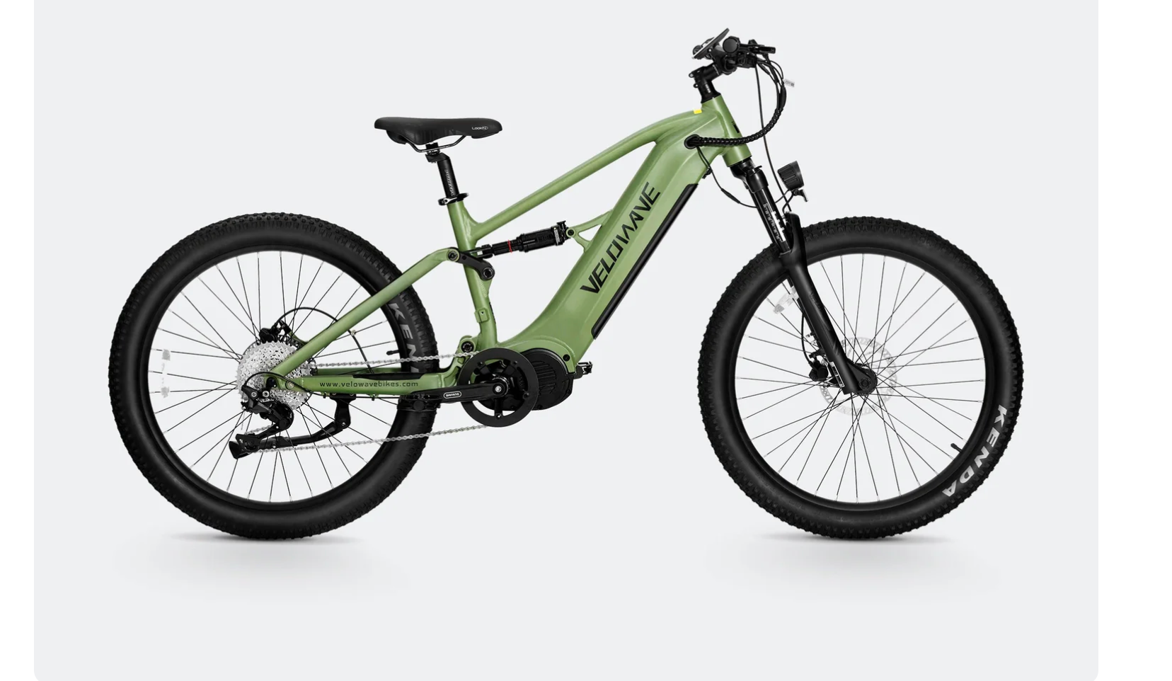 Velowave Forest XM MTB Full Suspension Mountain Electric Bike