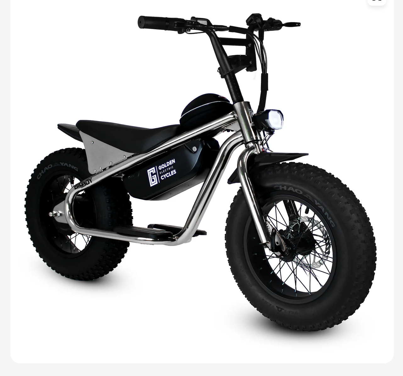 Golden Cycles Big Boy 16" Moto Style Electric Bike