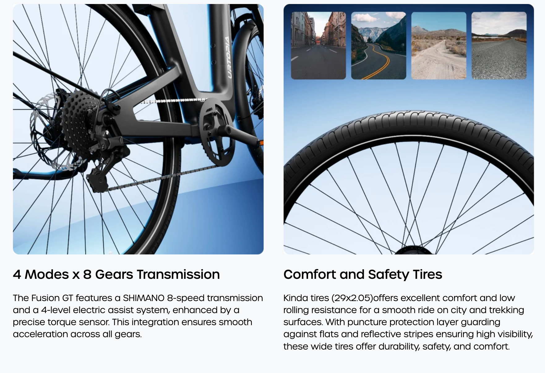 carbon trekking e bike Urtopia Carbon Fusion GT E-Bike