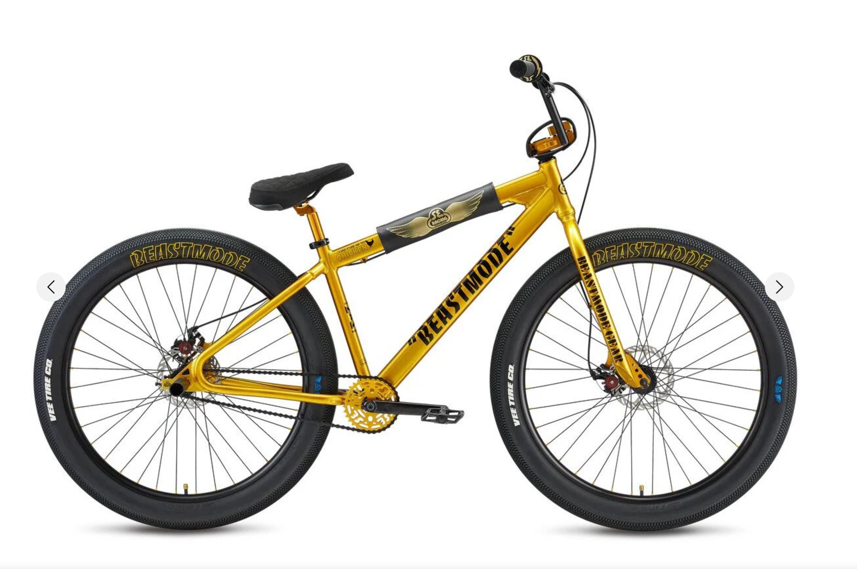 SE Bikes Beast Mode Ripper 27.5+ BMX Bike Gold