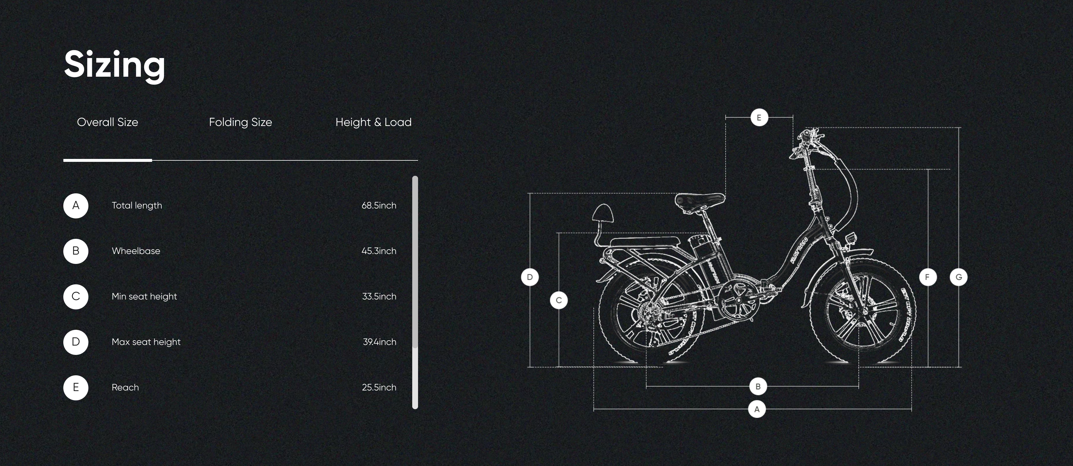 Rattan LF 750 Pro Step Thru  Folding Electric Bike