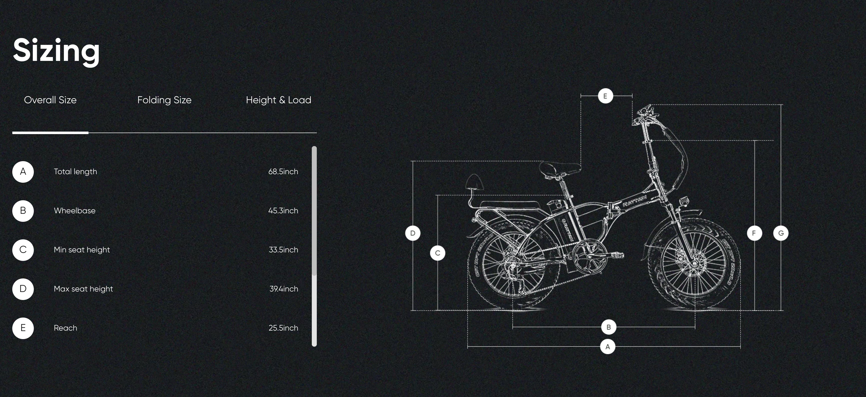 Rattan LM 750 Pro Step Over  Folding Electric Bike